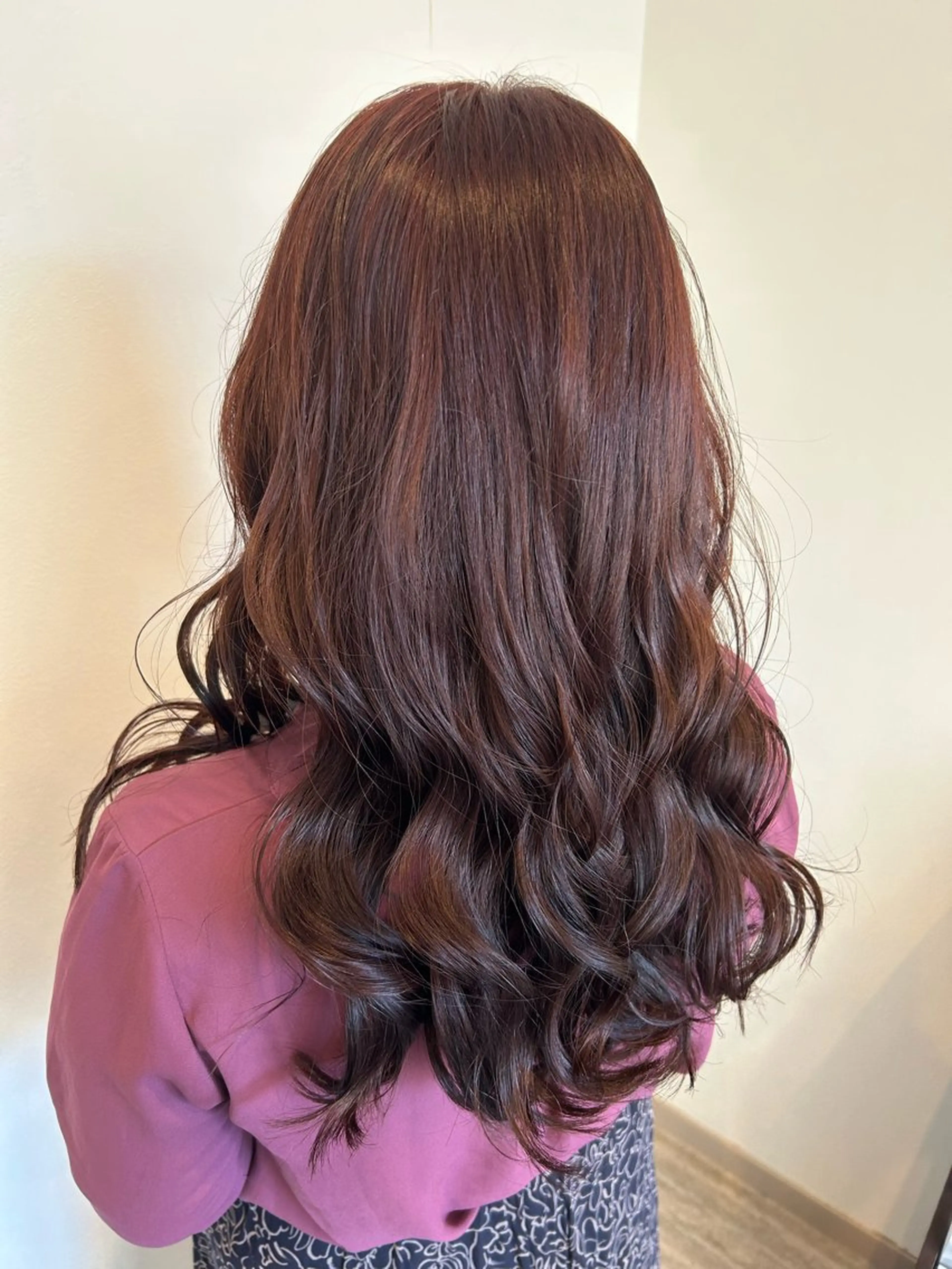 ロング カラー カット ヘアカラー トリートメント 森田 真由のヘアスタイル