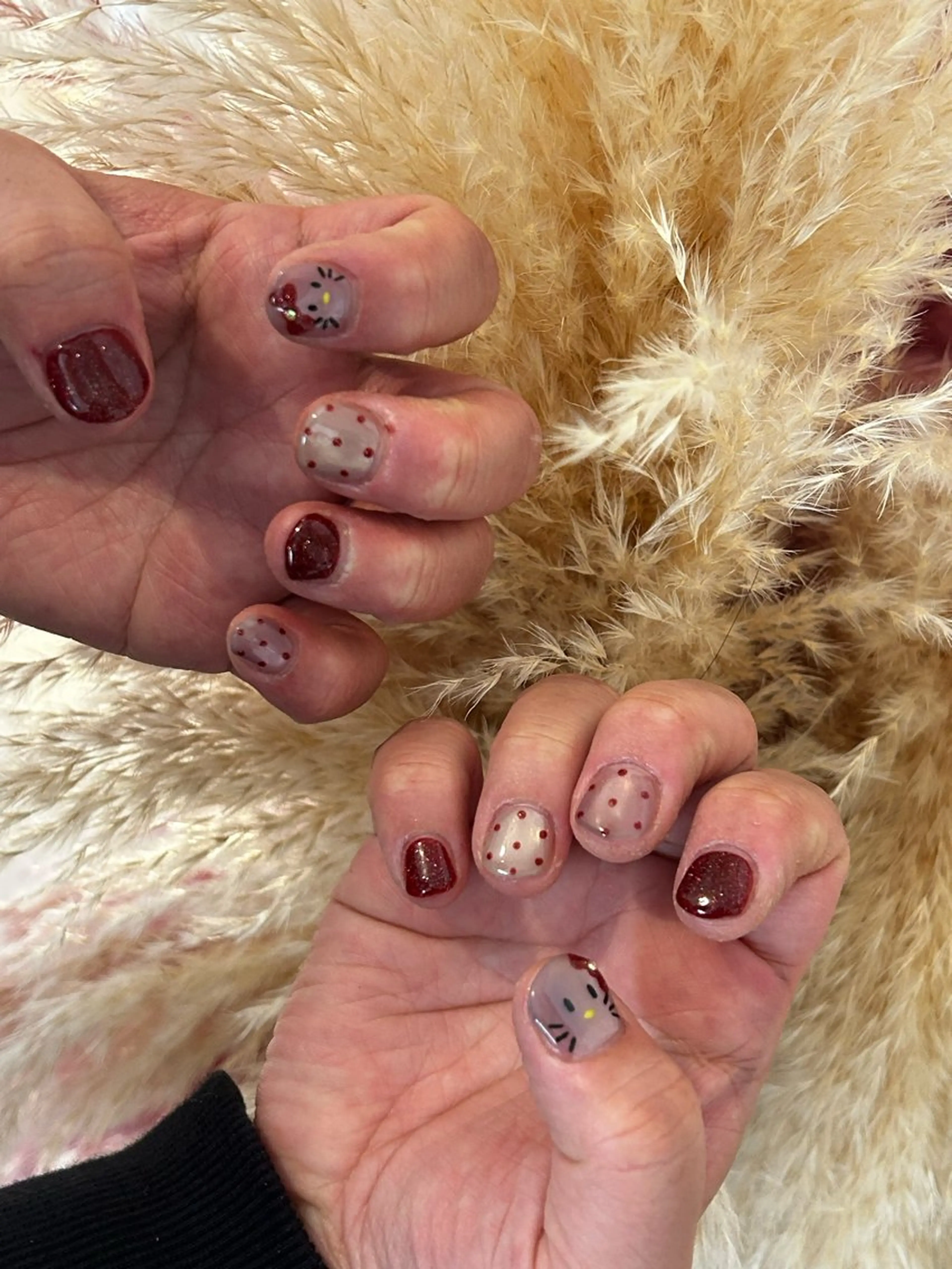 ショート ハンドネイル mou mou nailのネイルデザイン