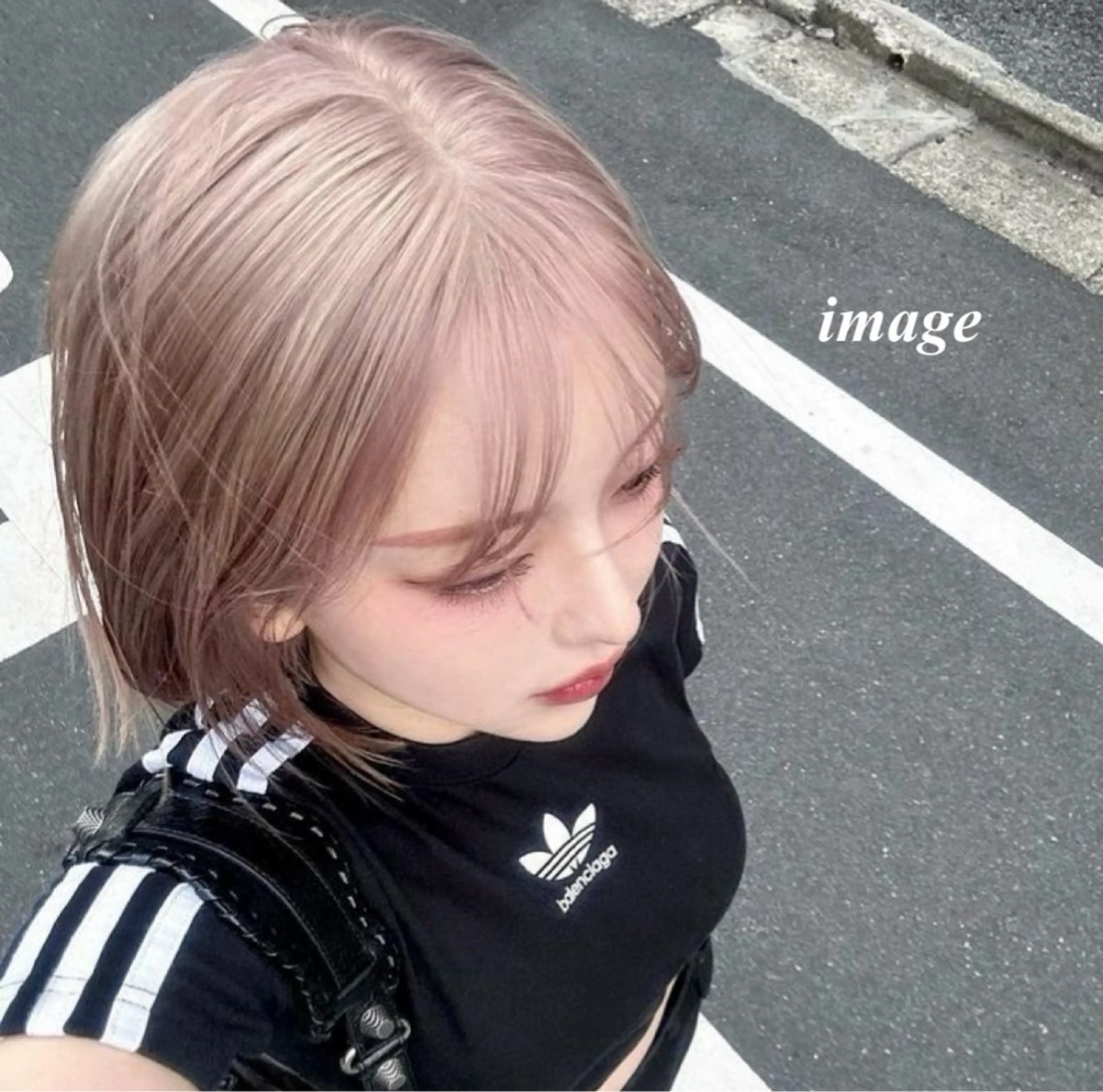 ロング 韓国ガーリー🤍ハイ トーン🤍Ayanaのヘアスタイル