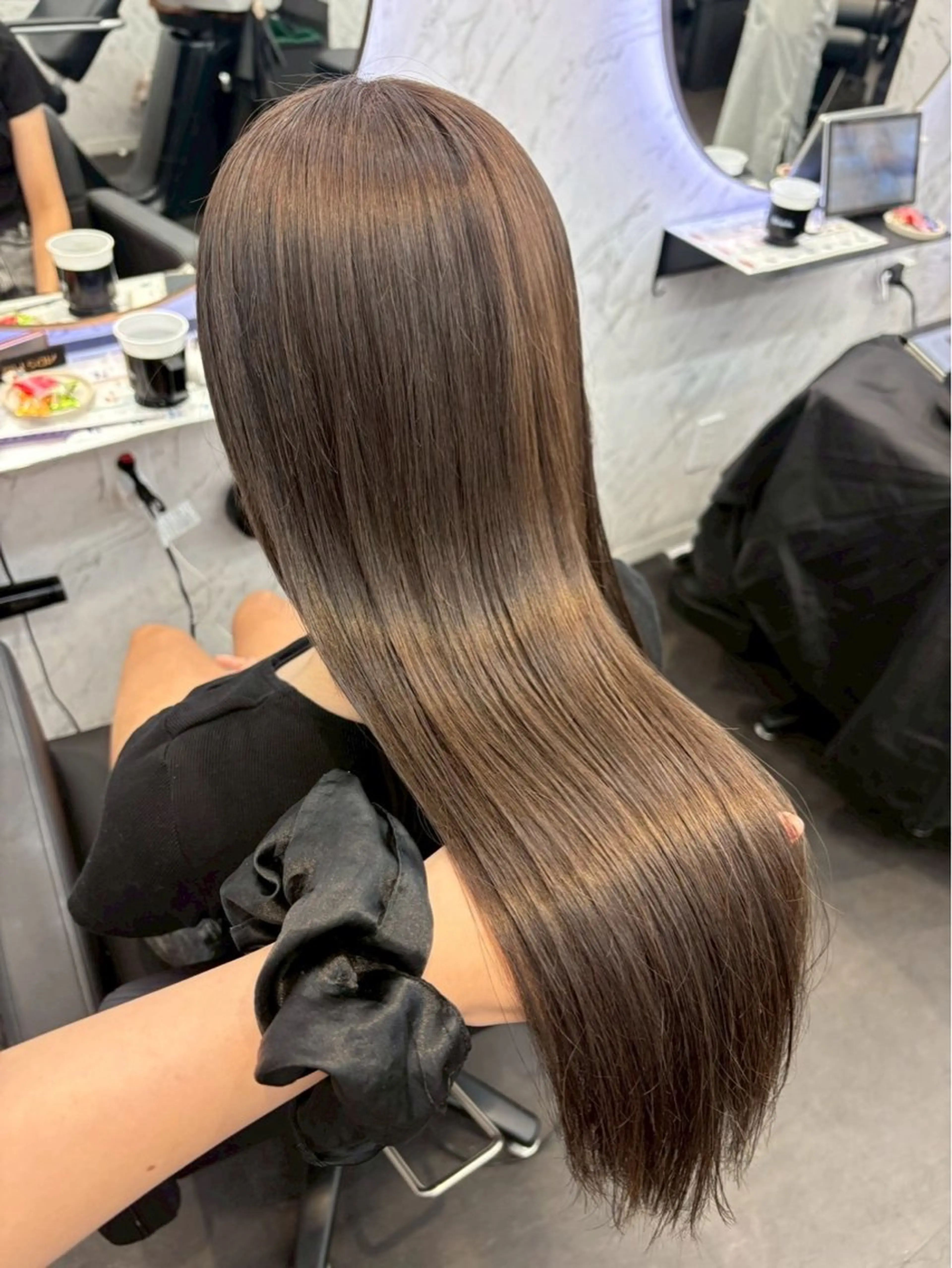 カラー ヘアカラー 레온⋆✦ Leon cut¥1100のヘアスタイル