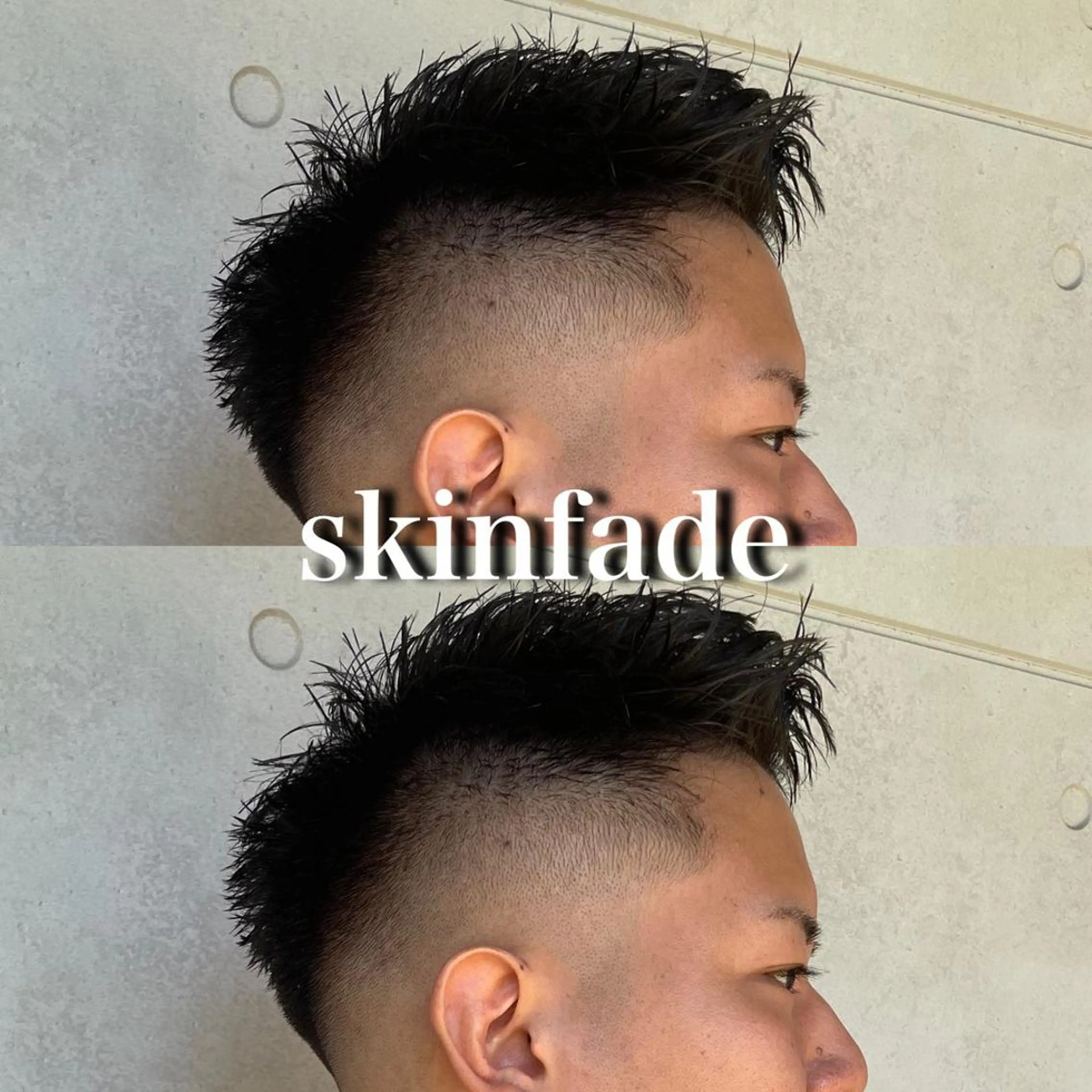 ショート メンズ フェードカット スキンフェード メンズヘア特化 崎田 成人のヘアスタイル