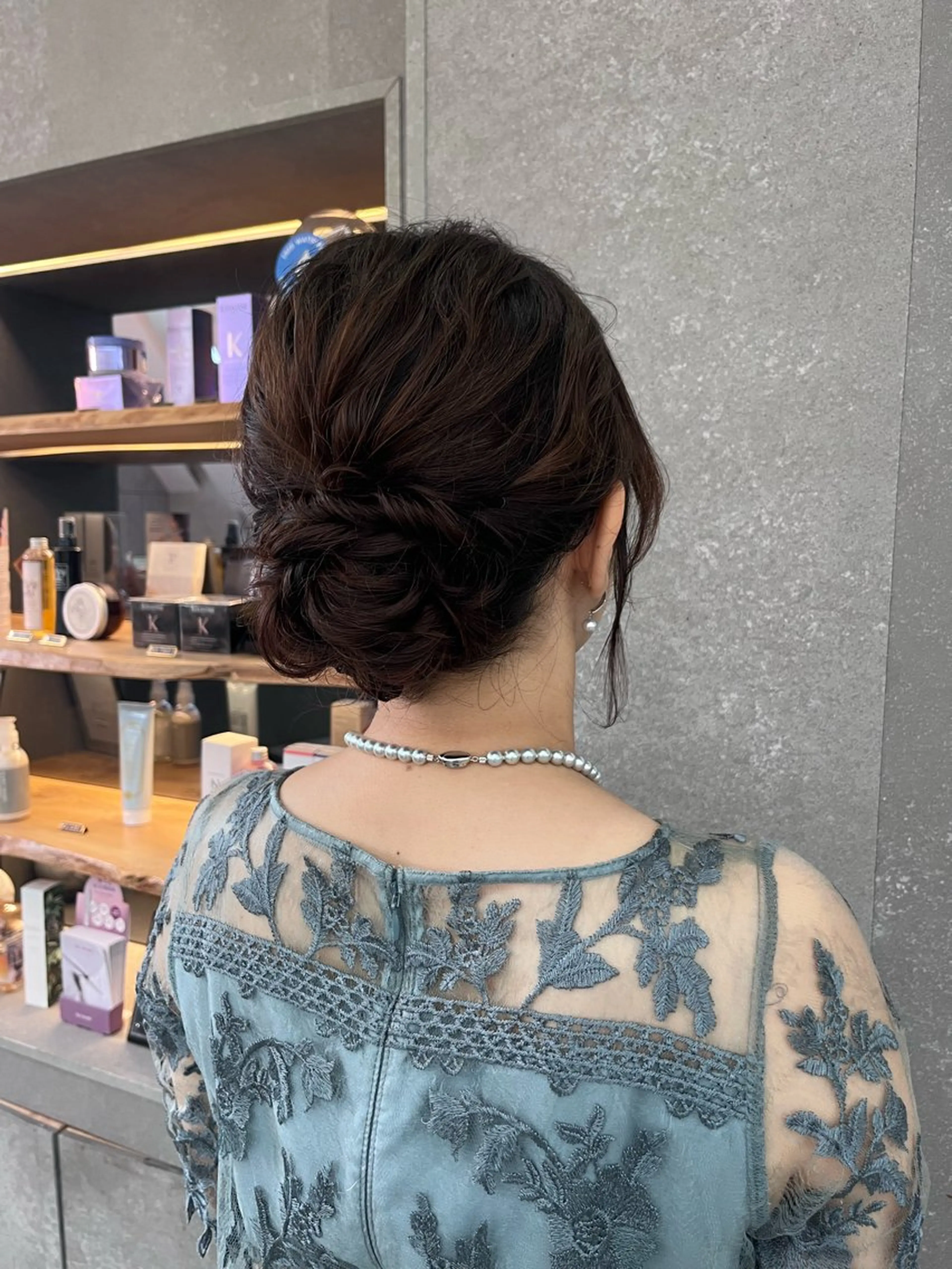 セミロング レイヤーくびれヘア アレンジmanakaのヘアスタイル
