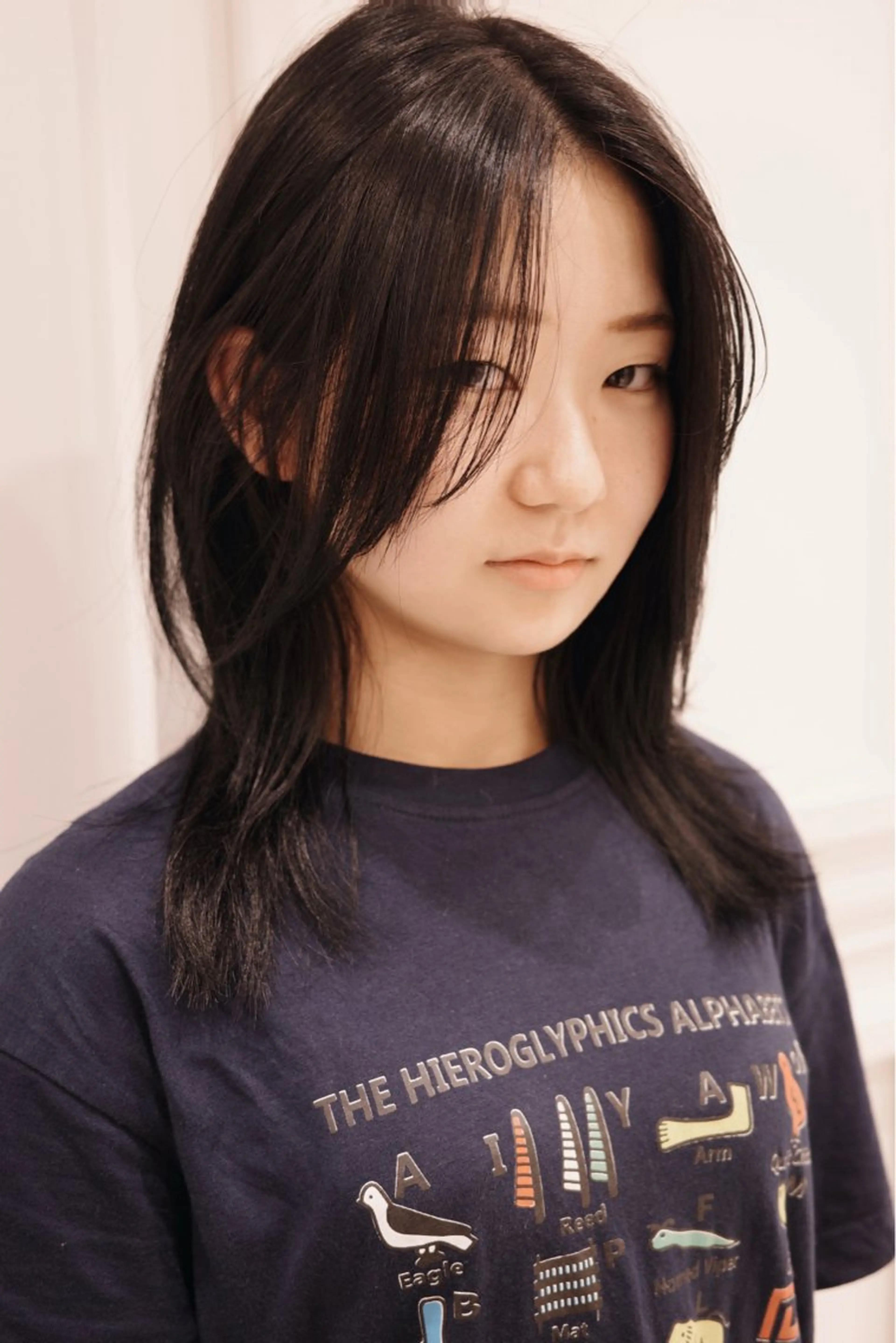 ミディアム カラー レイヤーカット mayu .のヘアスタイル