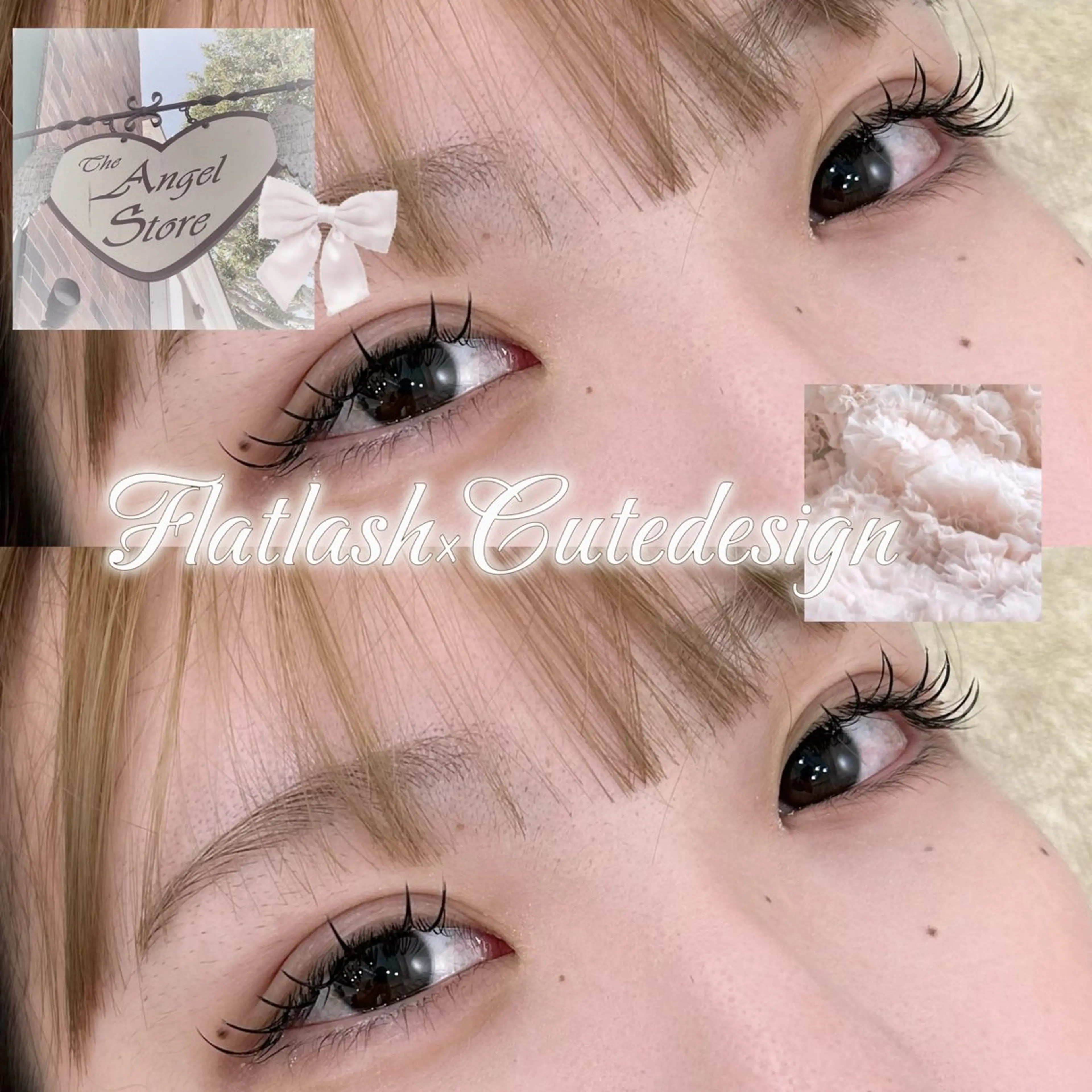 ✨オープン記念🖤フラットラッシュ120本𖤐⸝⸝⸝⋆Gアイパック×アイシャンプー束感仕上げ🐩葛西の写真