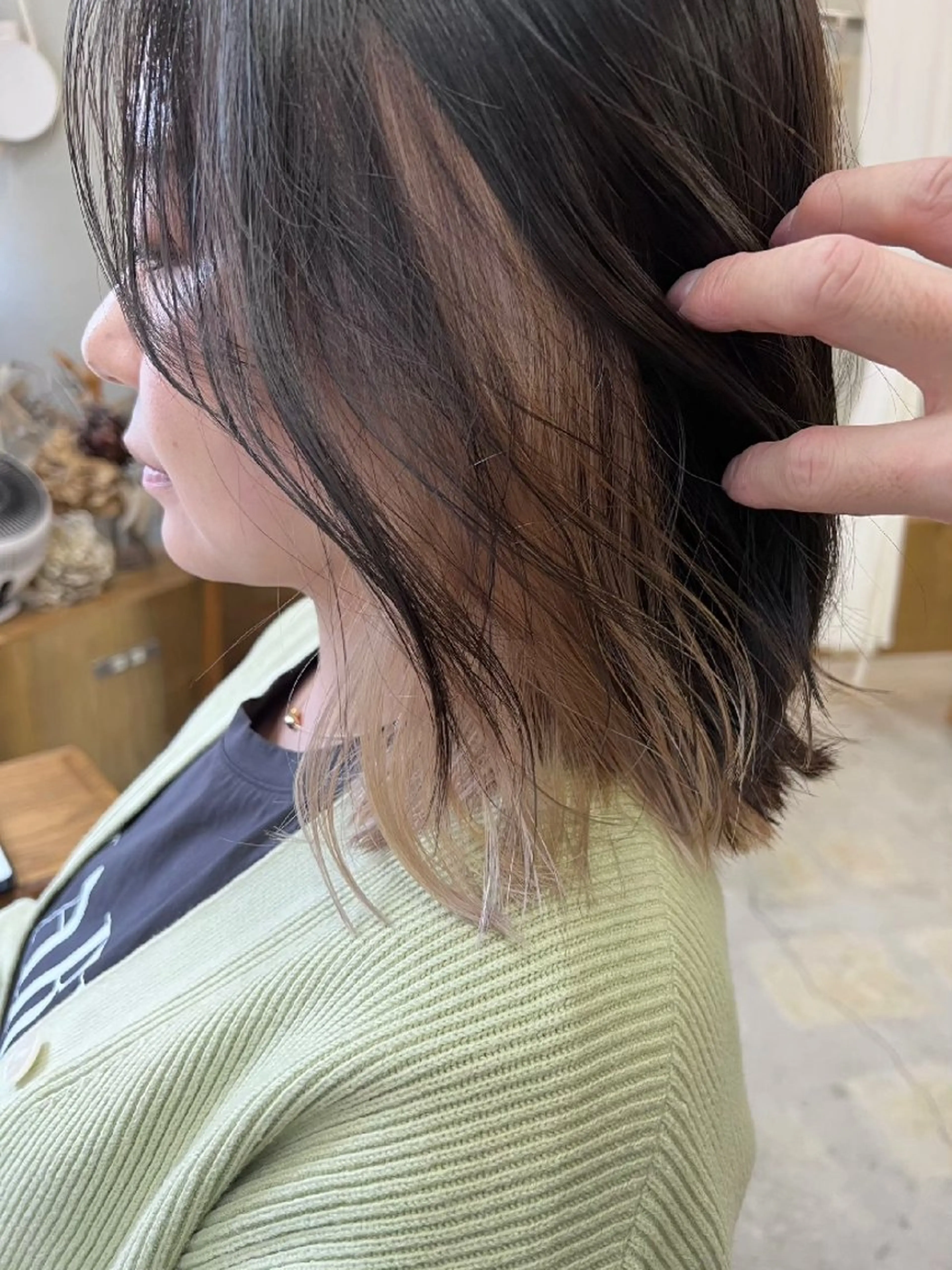 カラー 🌸花屋併設🌸石垣 友基のヘアスタイル