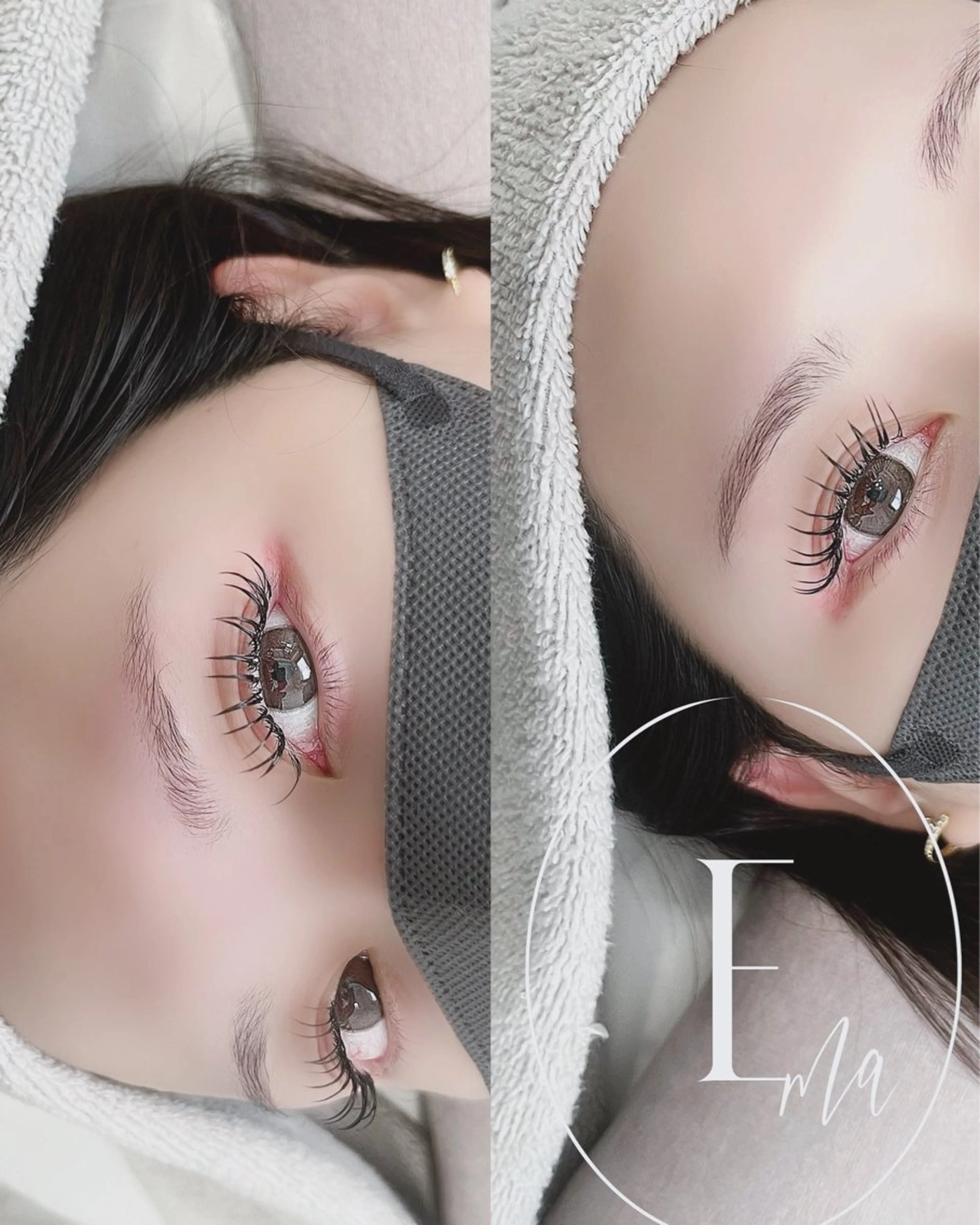 マツエク・マツパ Dカール フラットラッシュ ナチュラル 【自分史上いちばん 可愛い目元へ】のマツエク・マツパデザイン