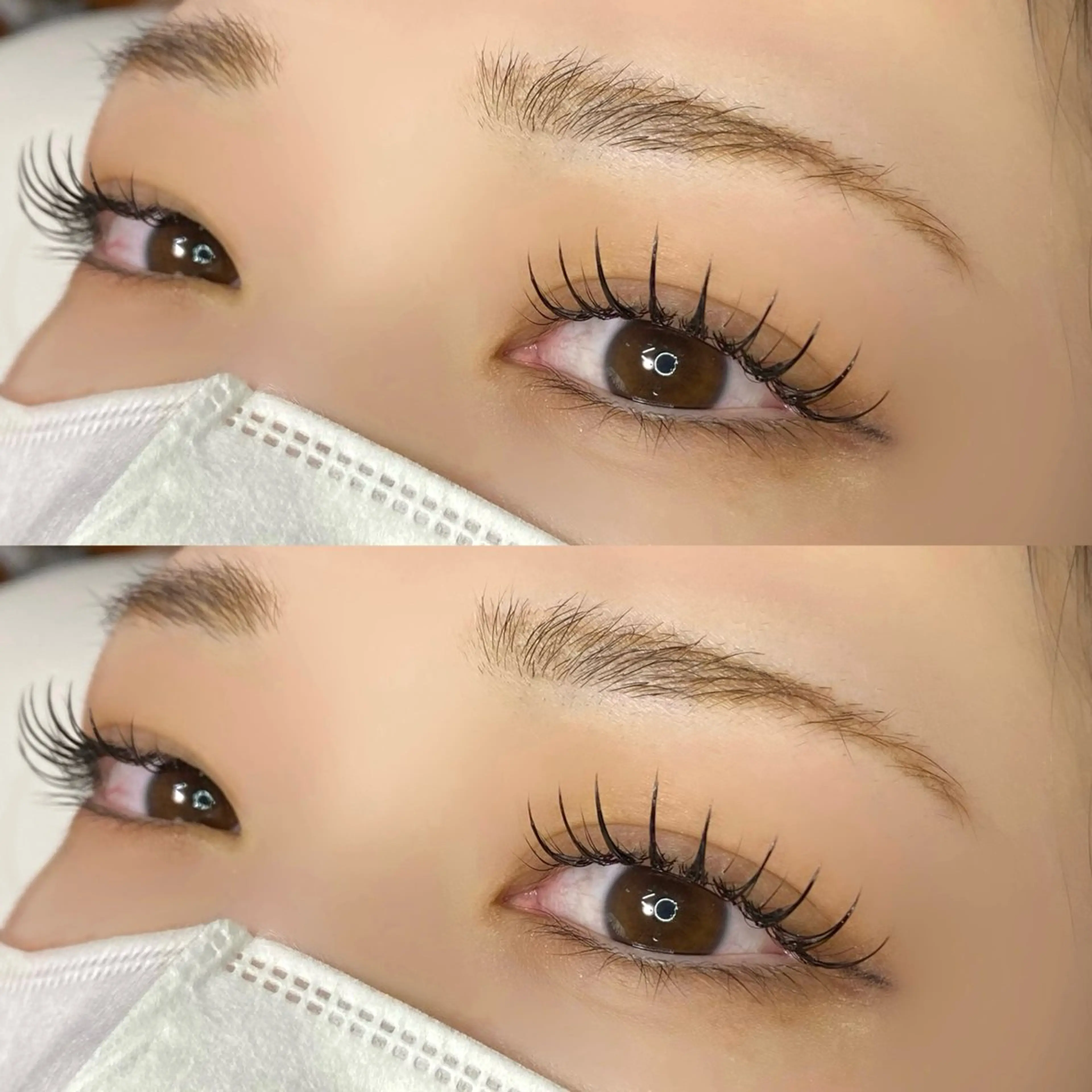 マツエク・マツパ フラットラッシュ REBYNA 【リバイン】のマツエク・マツパデザイン