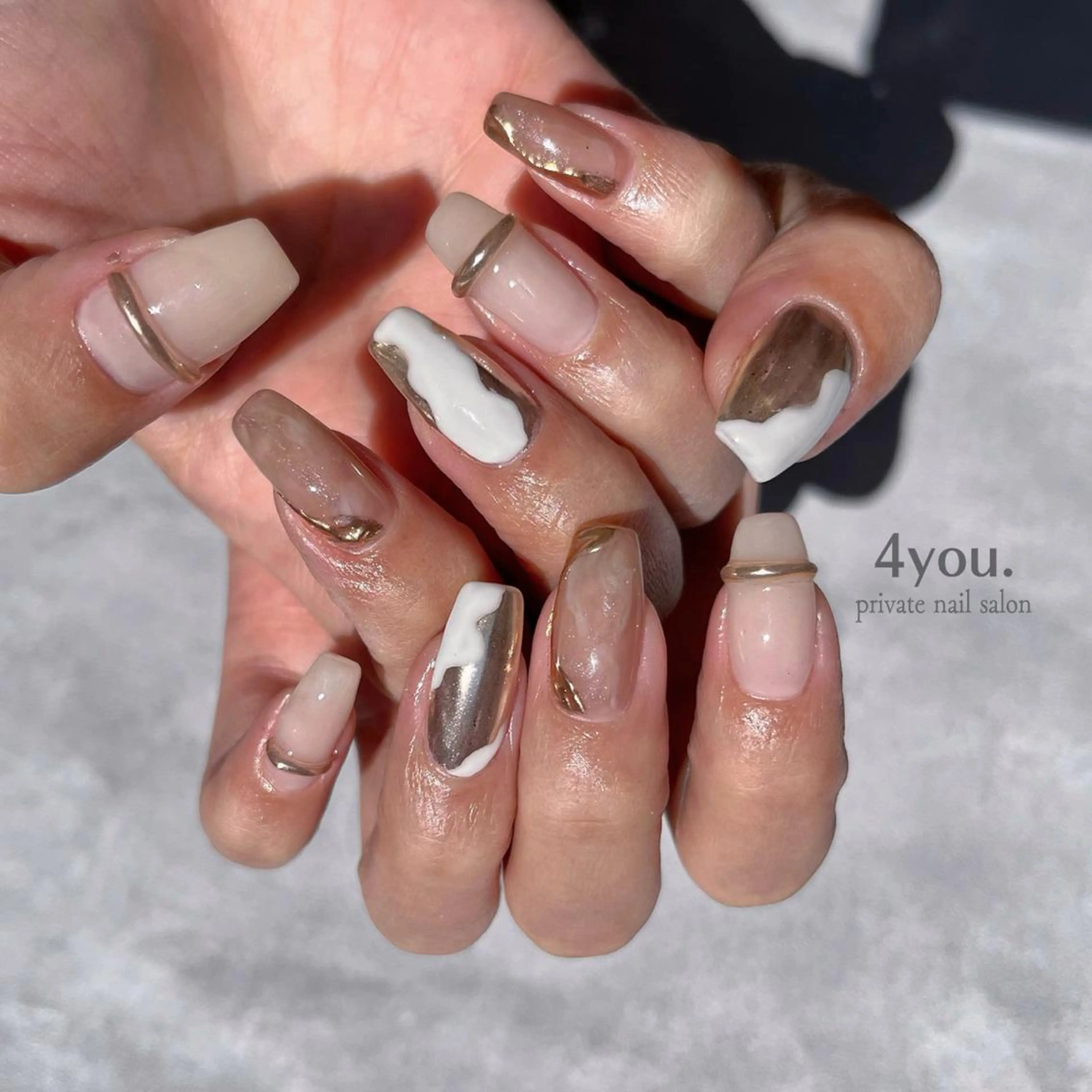 ネイル nail salon ４ｙｏｕ．のネイルデザイン