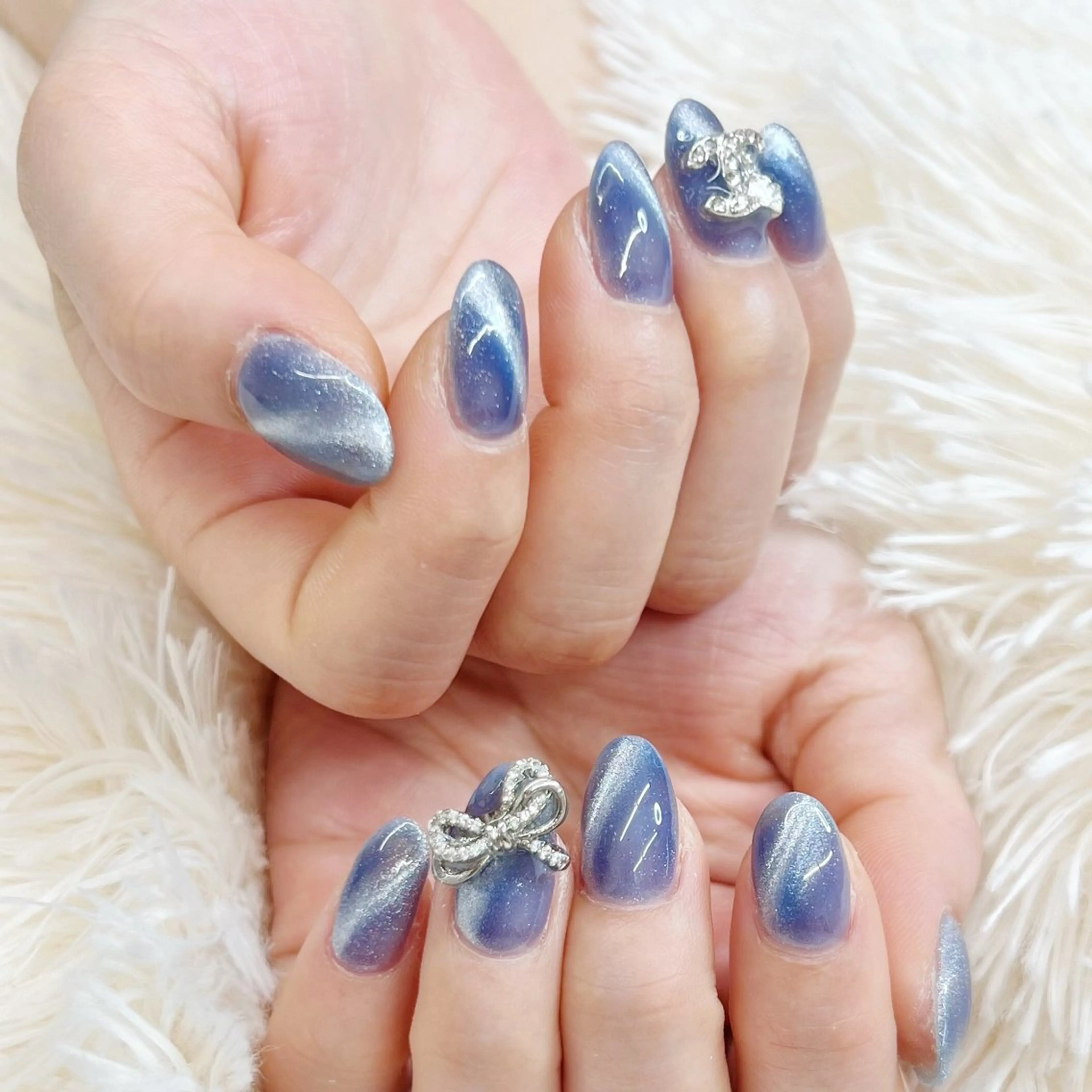 ネイル マグネットネイル マグネットワンカラー ワンカラーネイル Onason nailのネイルデザイン