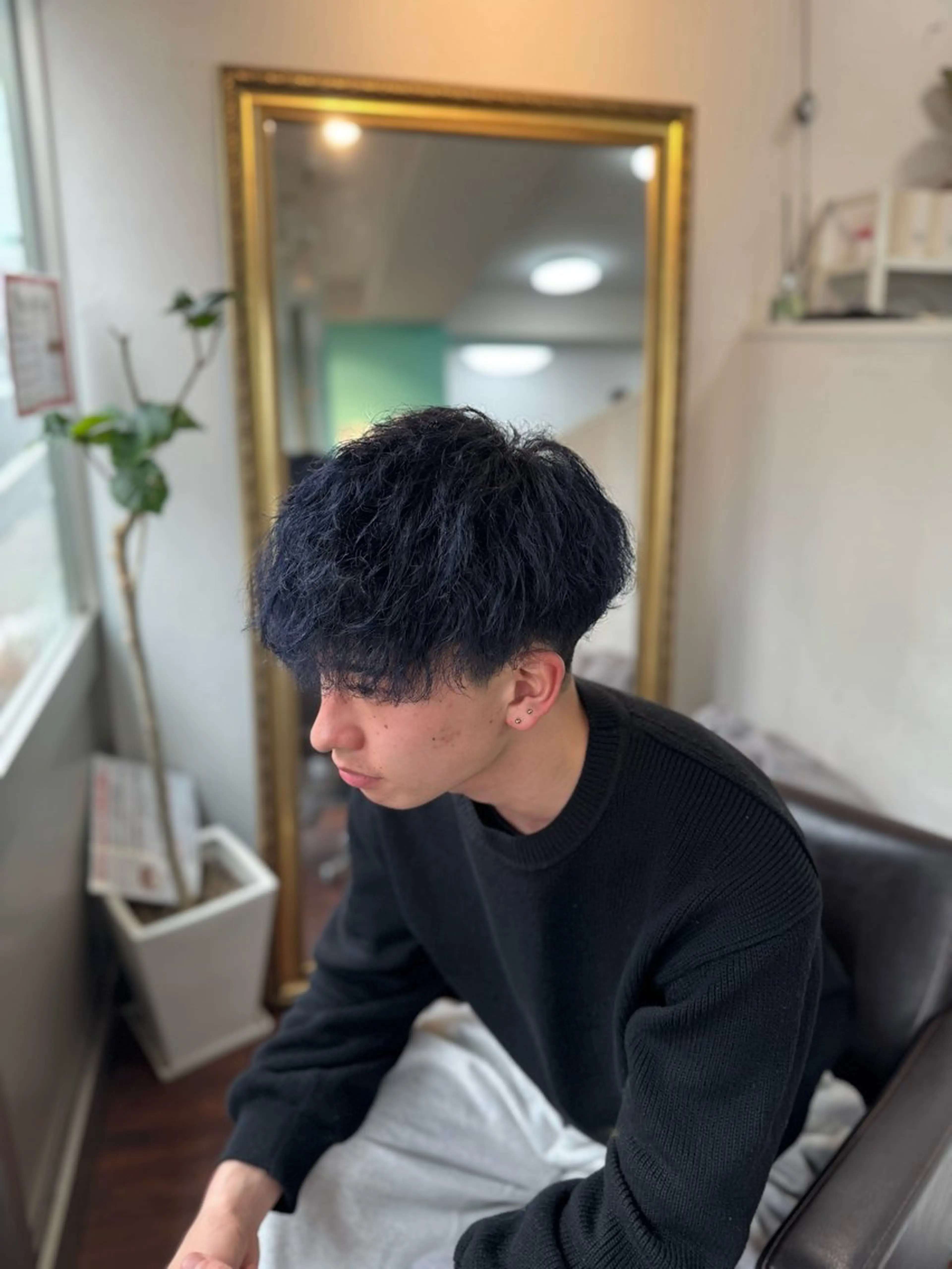 メンズ トリートメント 岩沢 奏多のヘアスタイル