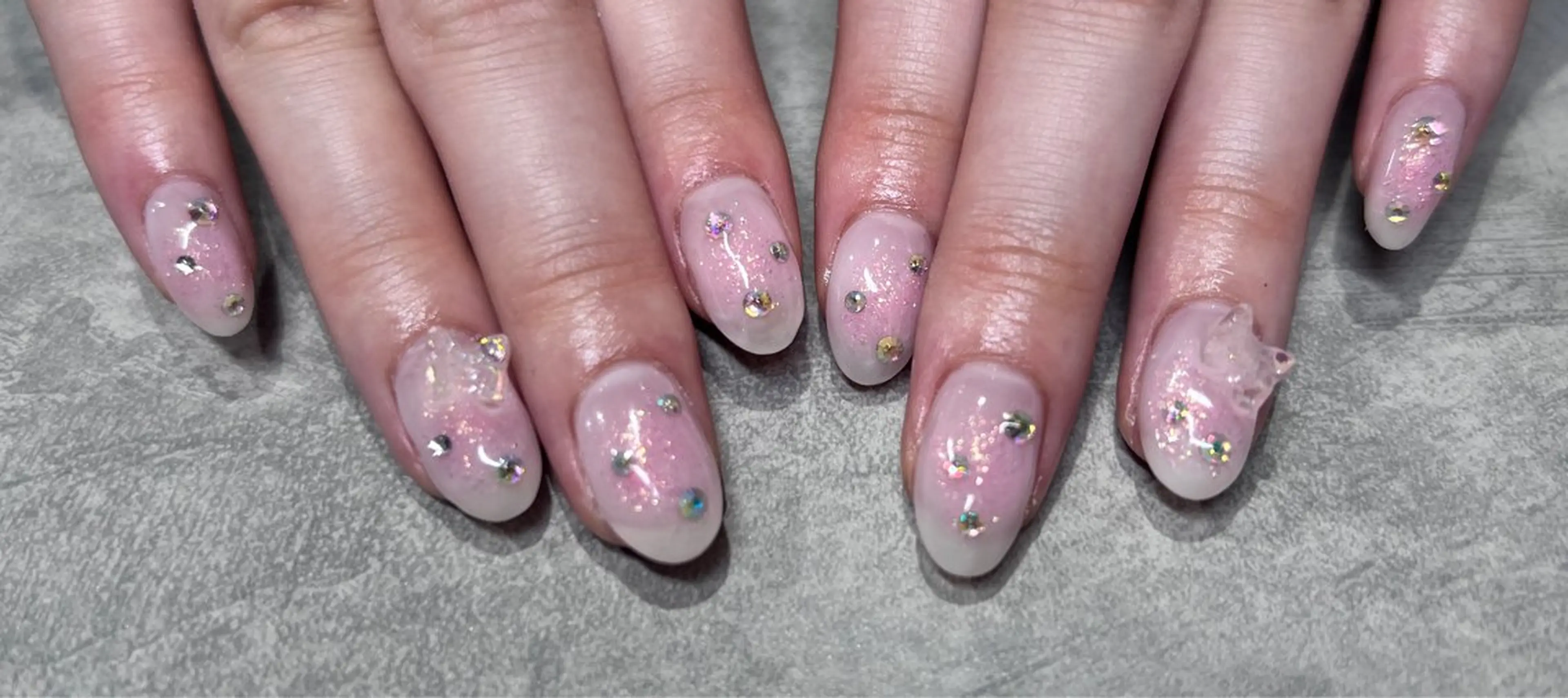 ネイル Miimo💅🏻 ほのか‪ ·͜·♡‬のネイルデザイン