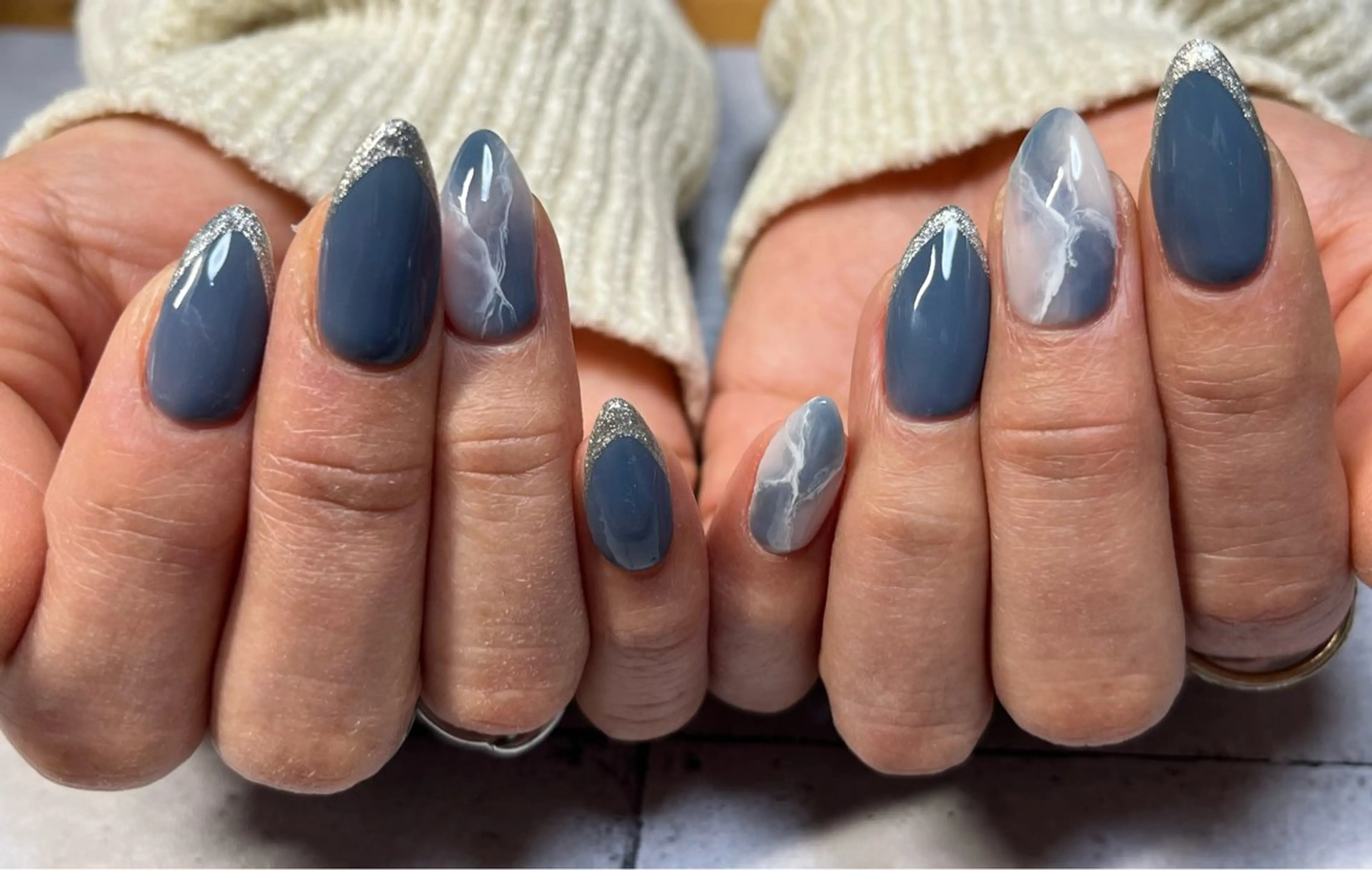 ネイル シンプルネイル ハンドネイル まり りぃ〜んのネイルデザイン