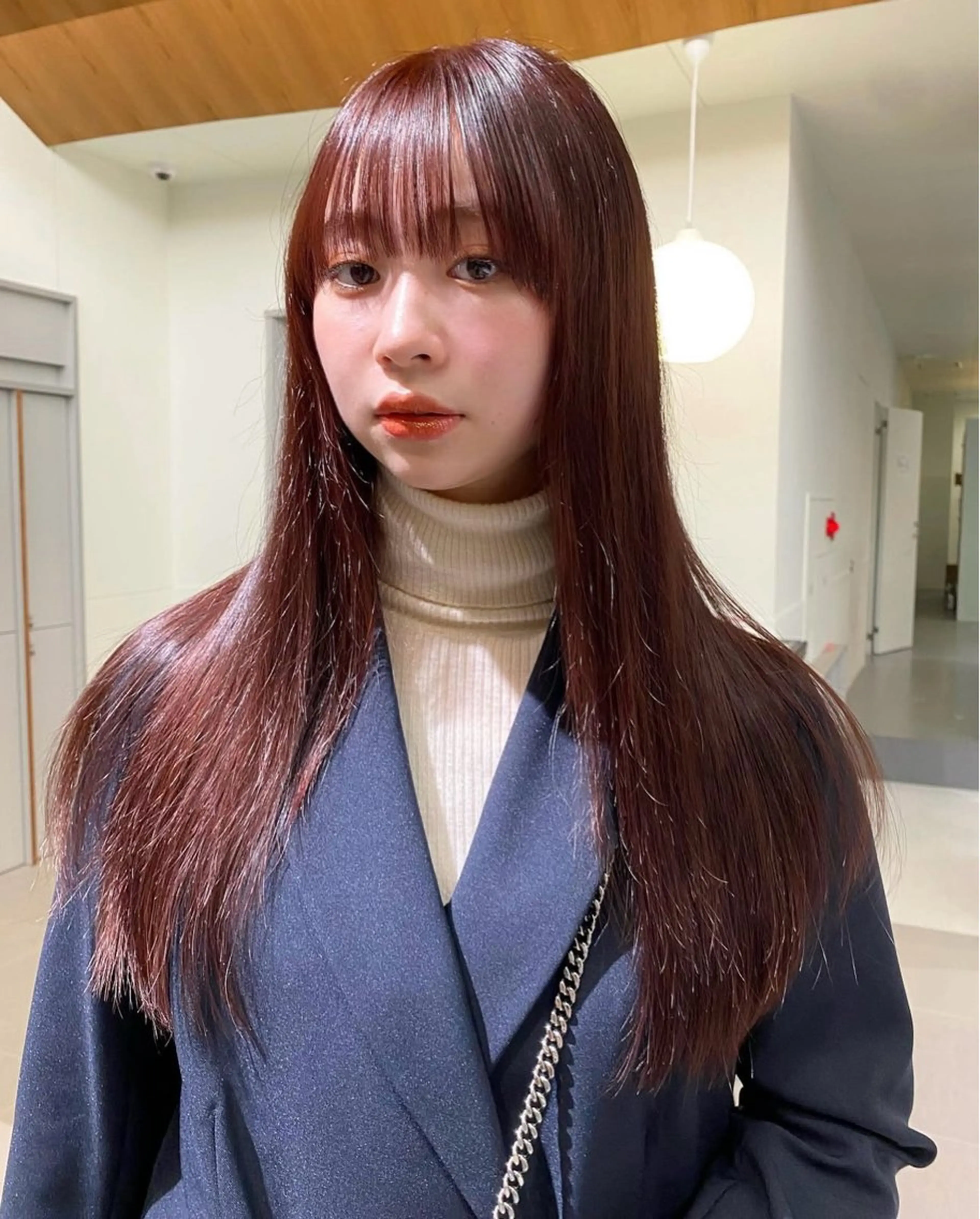 ロング カラー ヘアカラー トリートメント レイヤーカット/暖色 カラー/mao🎀のヘアスタイル