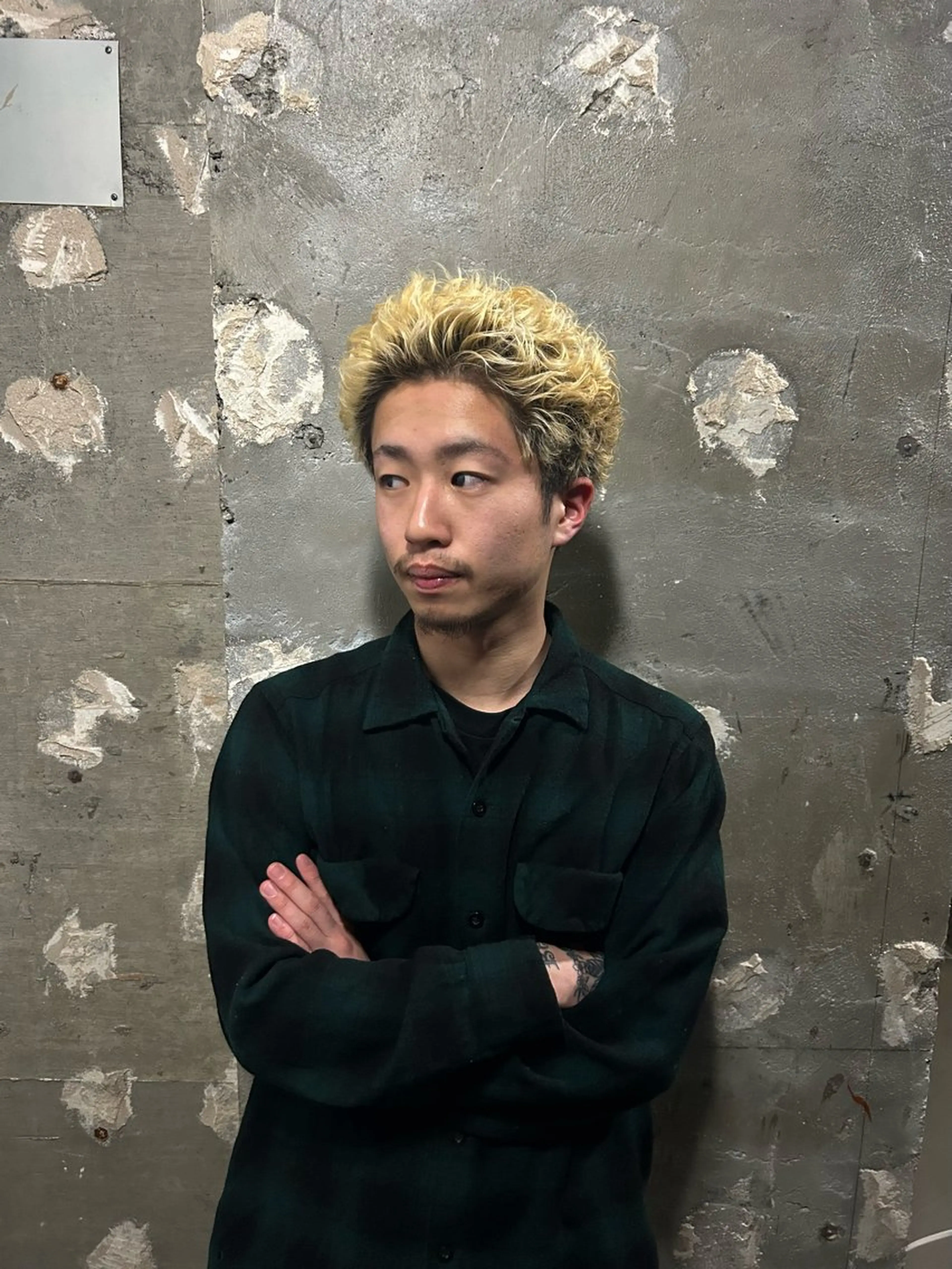 カラー パーマ メンズ 成田 渉太郎のヘアスタイル