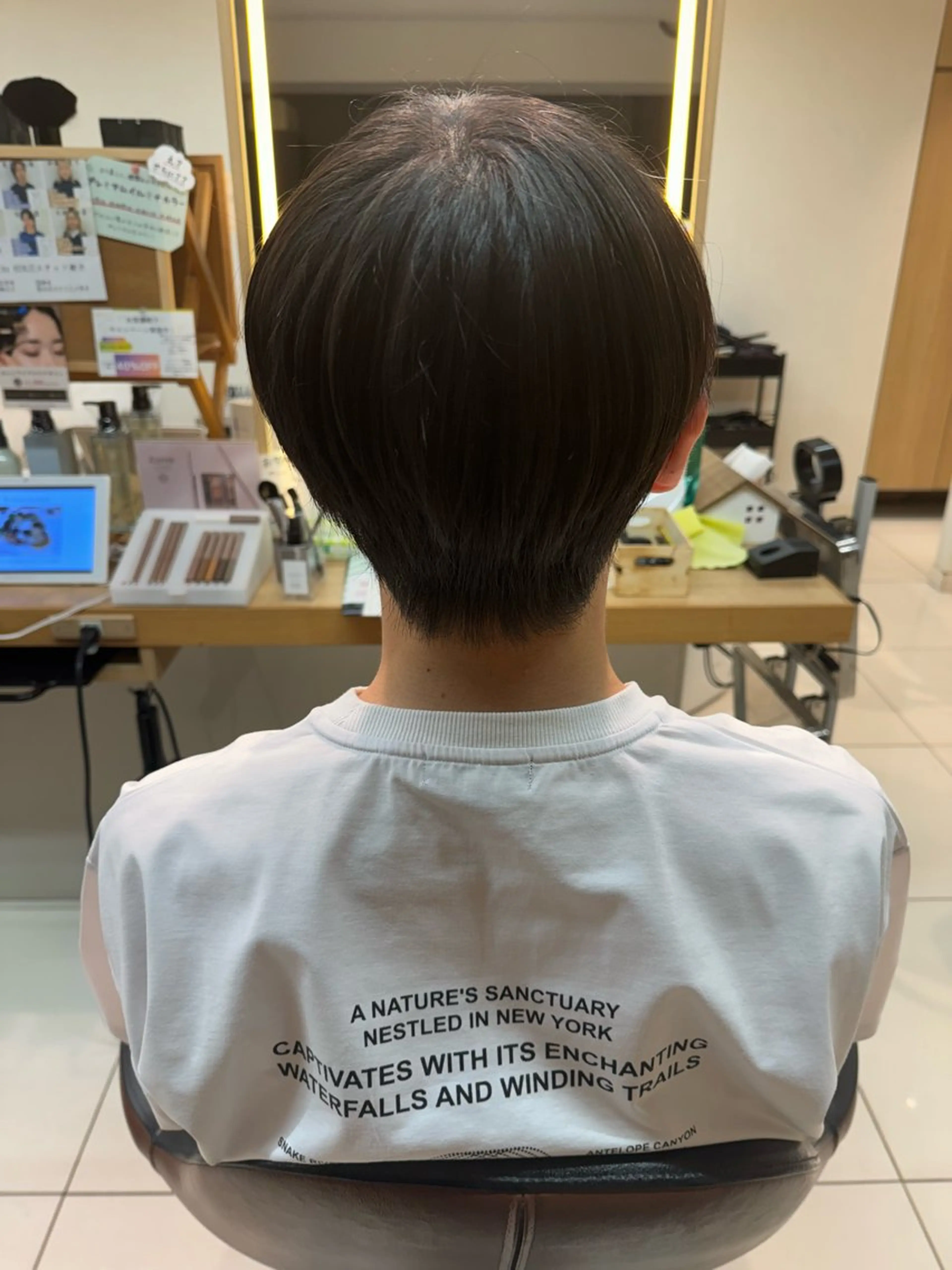 ショート メンズ カット パーマ/ハイトーン /吉田眞のヘアスタイル