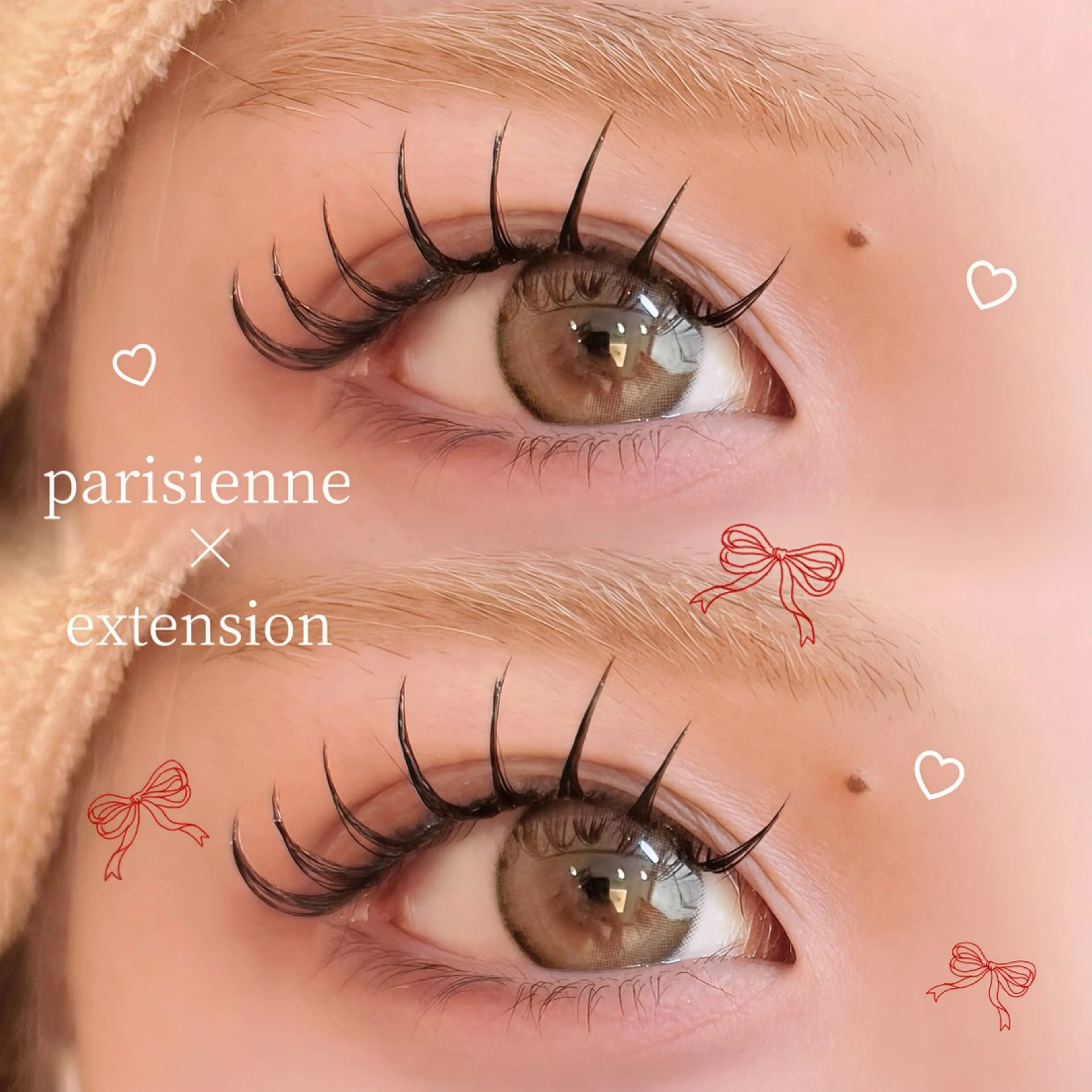 マツエク・マツパ バインドロック 束感まつ毛 パリジェンヌラッシュリフト マツエク 【LED/パリエク】 sakura🍒のマツエク・マツパデザイン