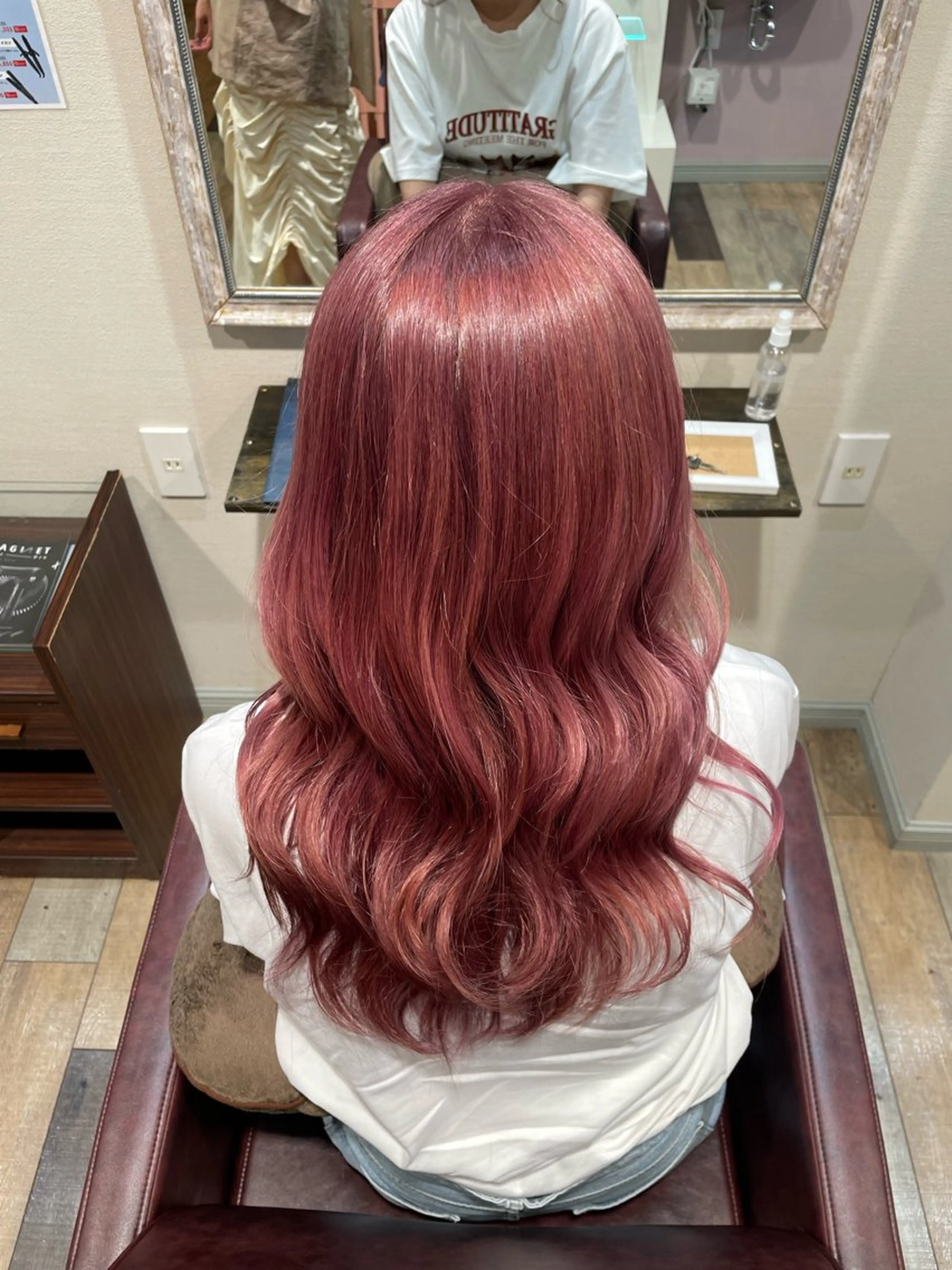 ロング カラー なつき/ 艶カラー/縮毛矯正のヘアスタイル