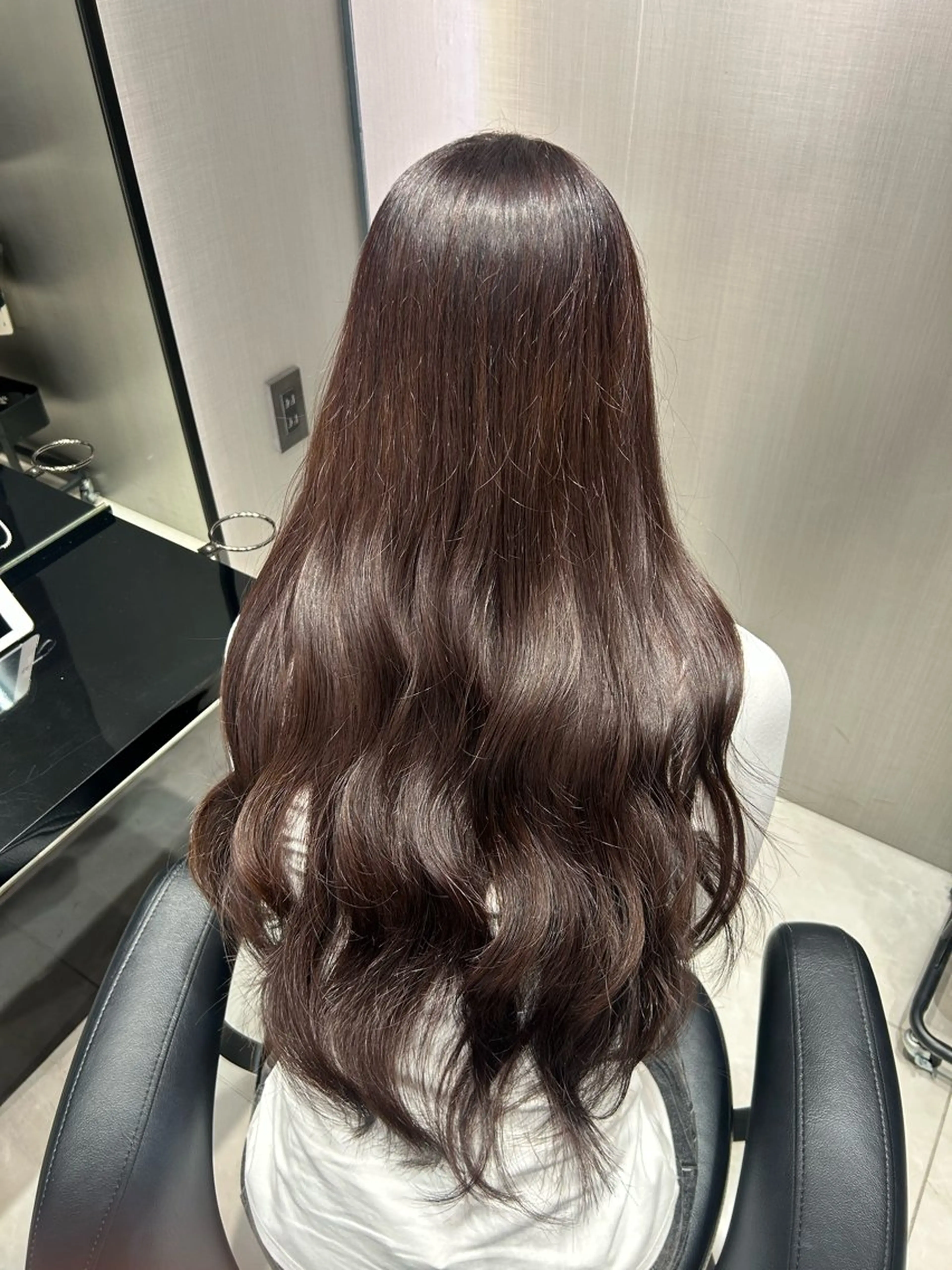 カラー ブラウンカラー ラベンダーカラー 塙 英万のヘアスタイル