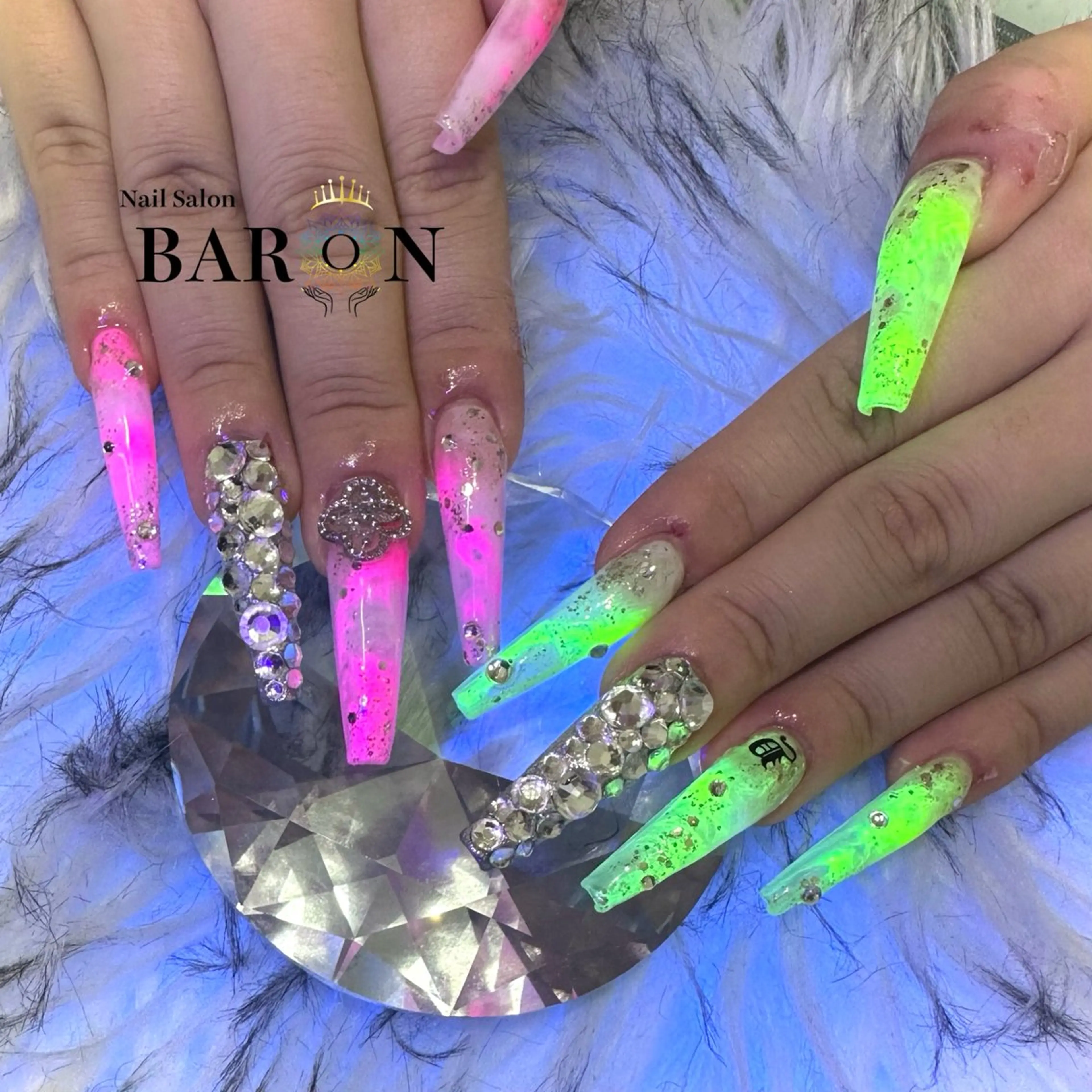 ネイル 持ち込み スカルプネイル ♛BARON♛ YURAのネイルデザイン