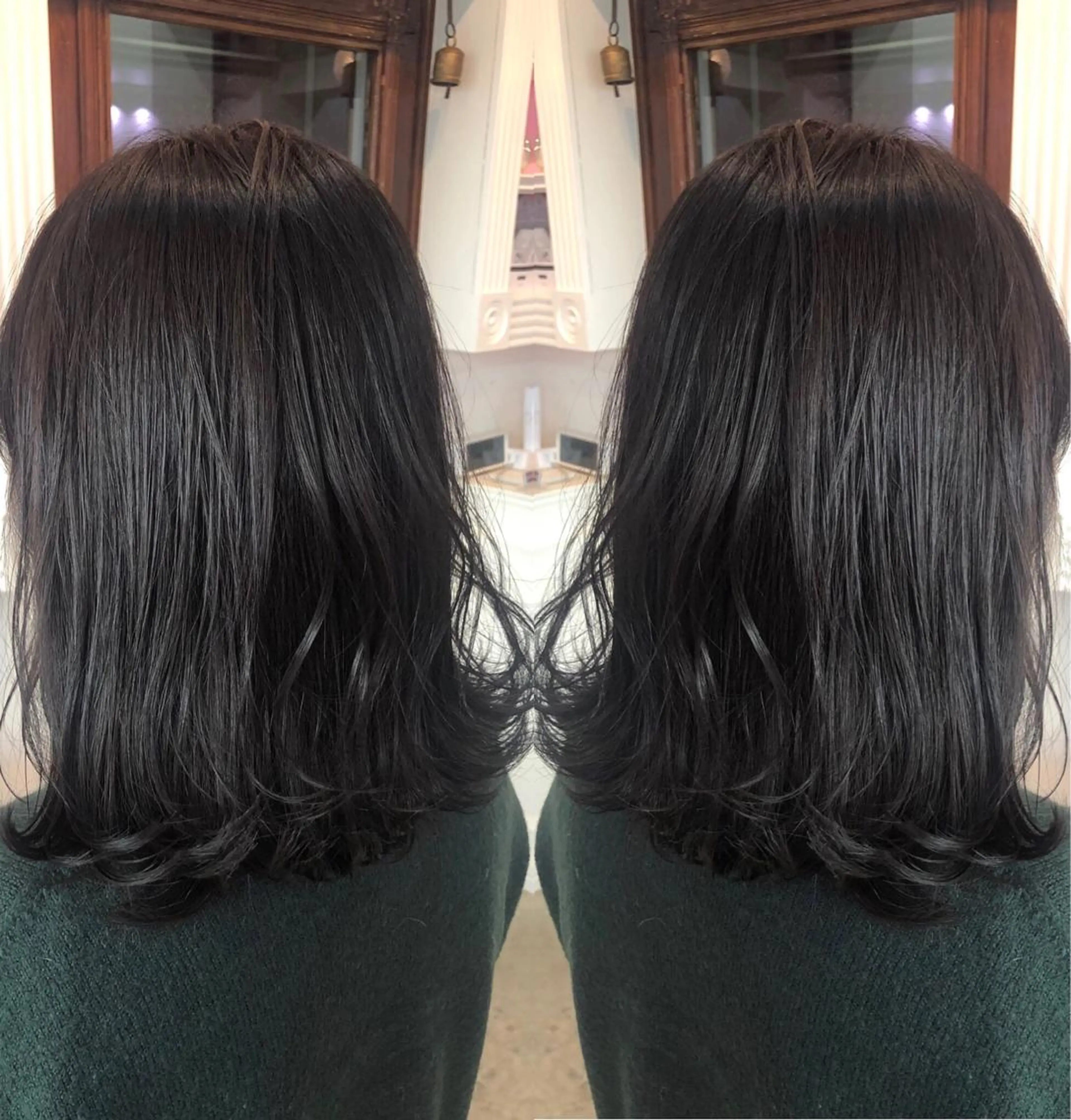 ミディアム カラー 透明感カラー ヘアカラー トリートメント 💜 MINORI💜のヘアスタイル