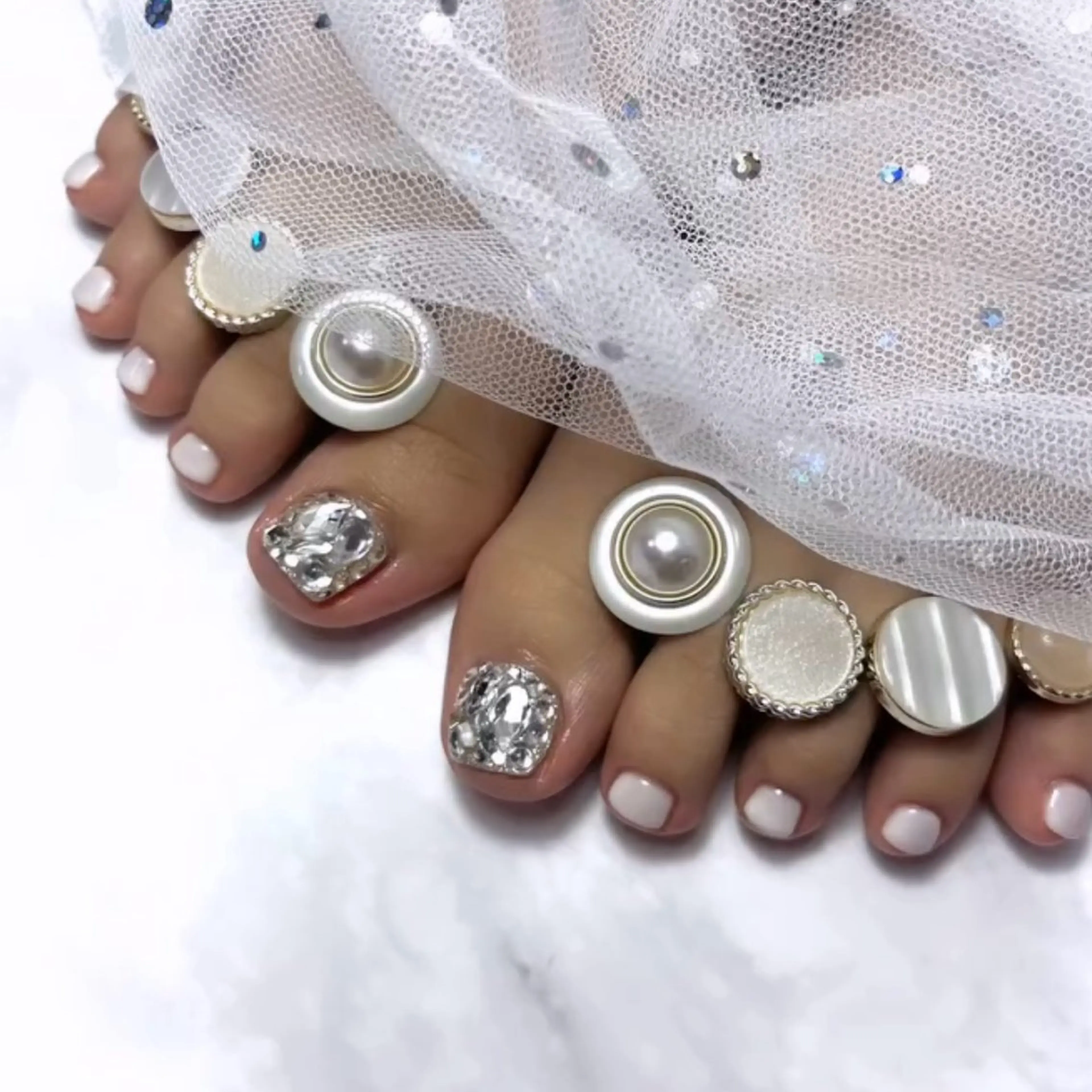 ネイル アートネイル フットネイル Nail Salon Lacusのネイルデザイン