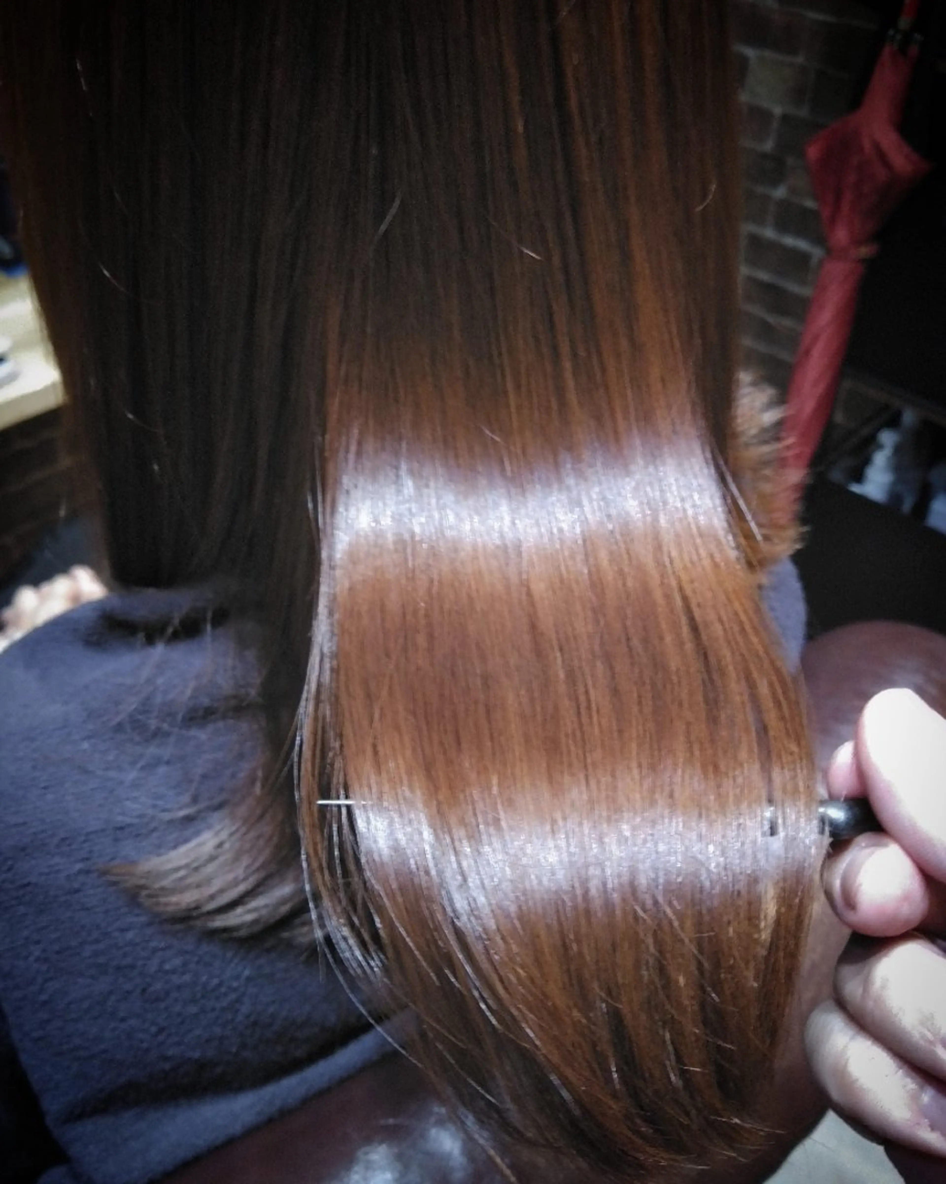 ミディアム カラー カット ヘアカラー トリートメント ヘッドスパ 深夜&早朝の髪質改善 とヘッドスパ／髙橋のヘアスタイル
