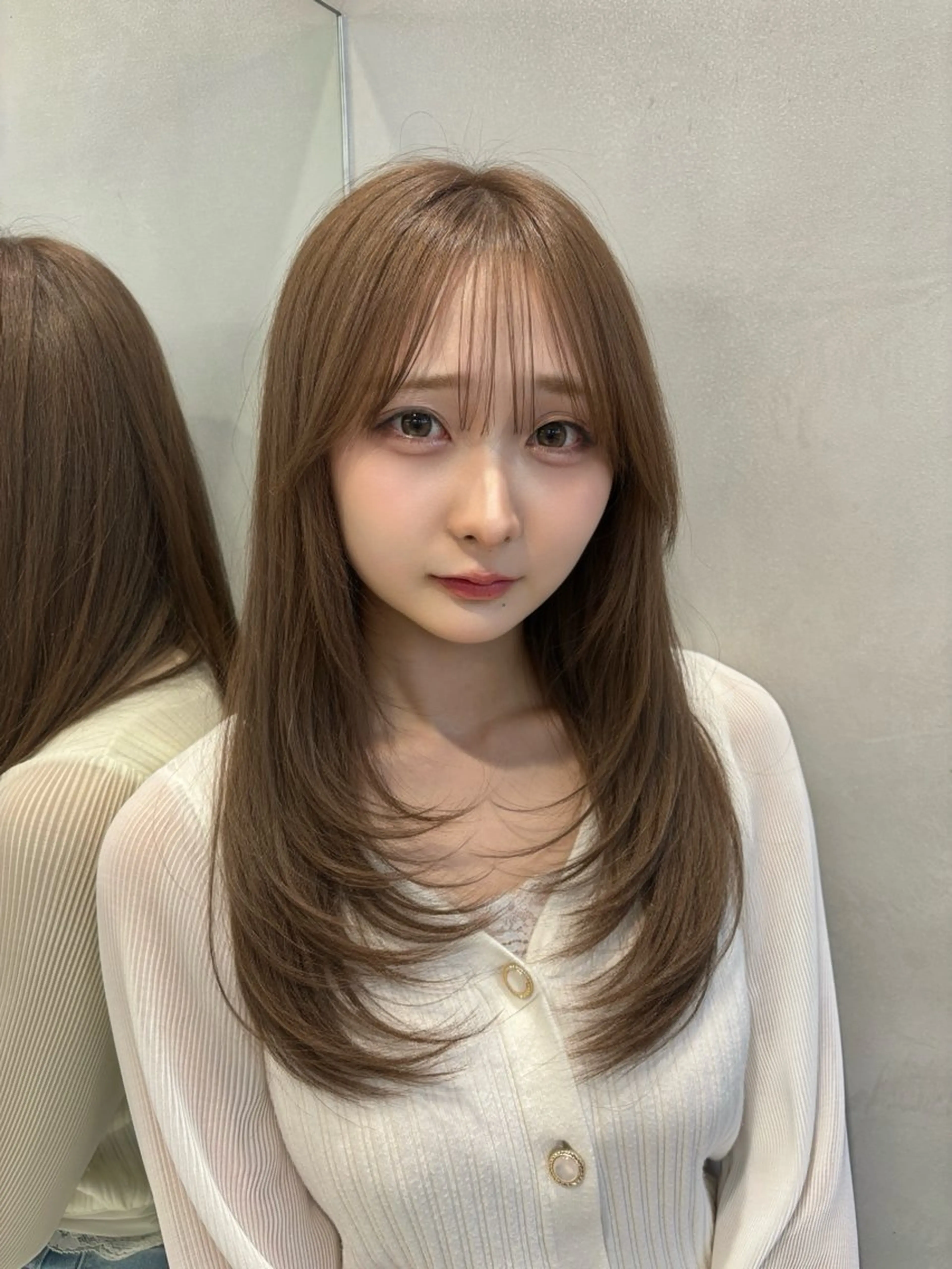 ロング カラー ヘアアレンジ ブリーチ 透明感カラー ダブルカラー ブリーチなしカラー カット ヘアカラー トリートメント 美髪縮毛矯正/ 髪質改善/吉田光佑のヘアスタイル
