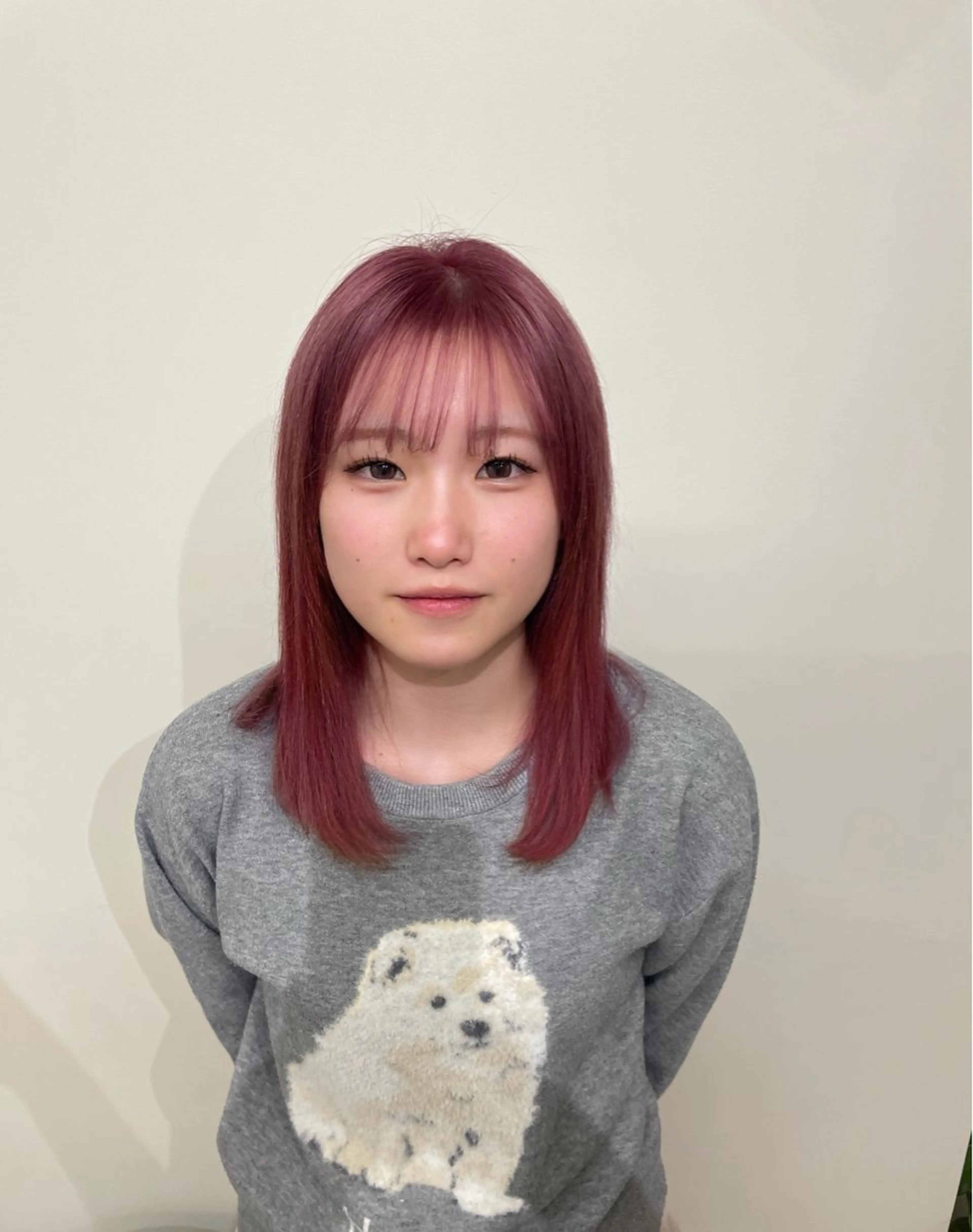 セミロング ヘアカラー JURI /HUIのヘアスタイル