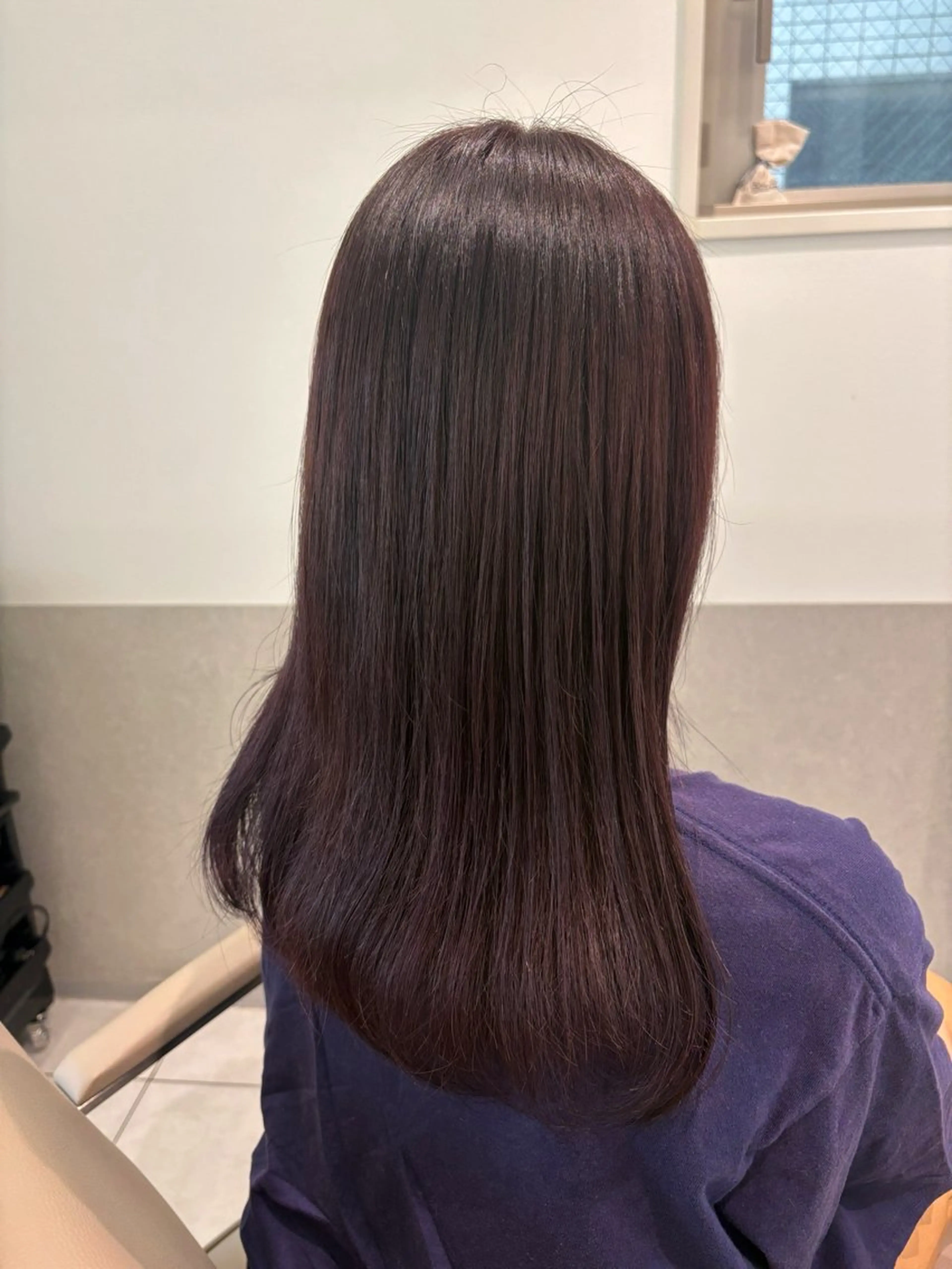 ロング カラー アディクシーカラー ラベンダーカラー ピンクカラー ピンクラベンダー カット ヘアカラー トリートメント Eleanor 池袋 🧸Madoka🧸のヘアスタイル