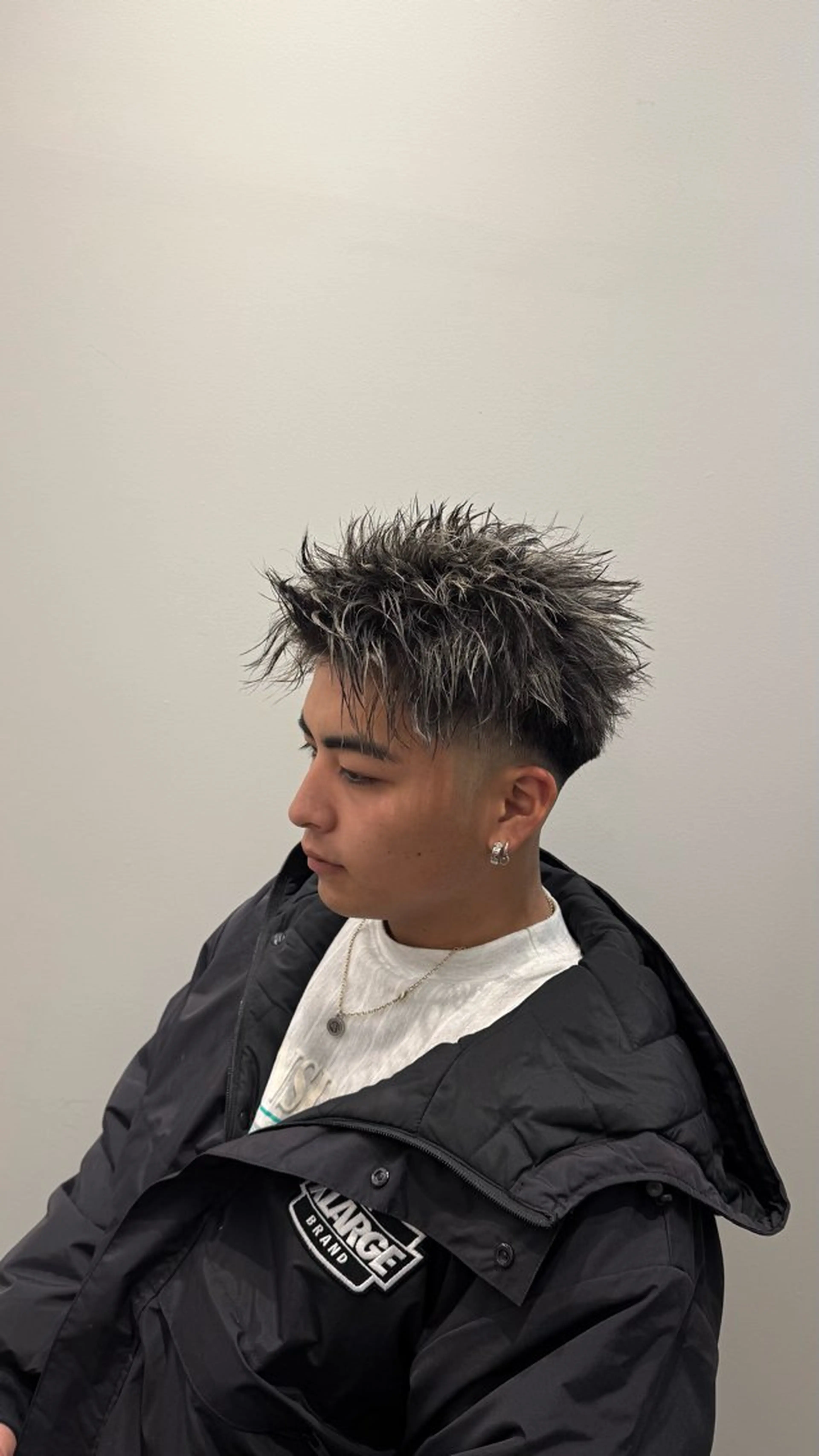 メンズ アップバング メンズメッシュ Joule大分 メンズ特化植木永遠のヘアスタイル