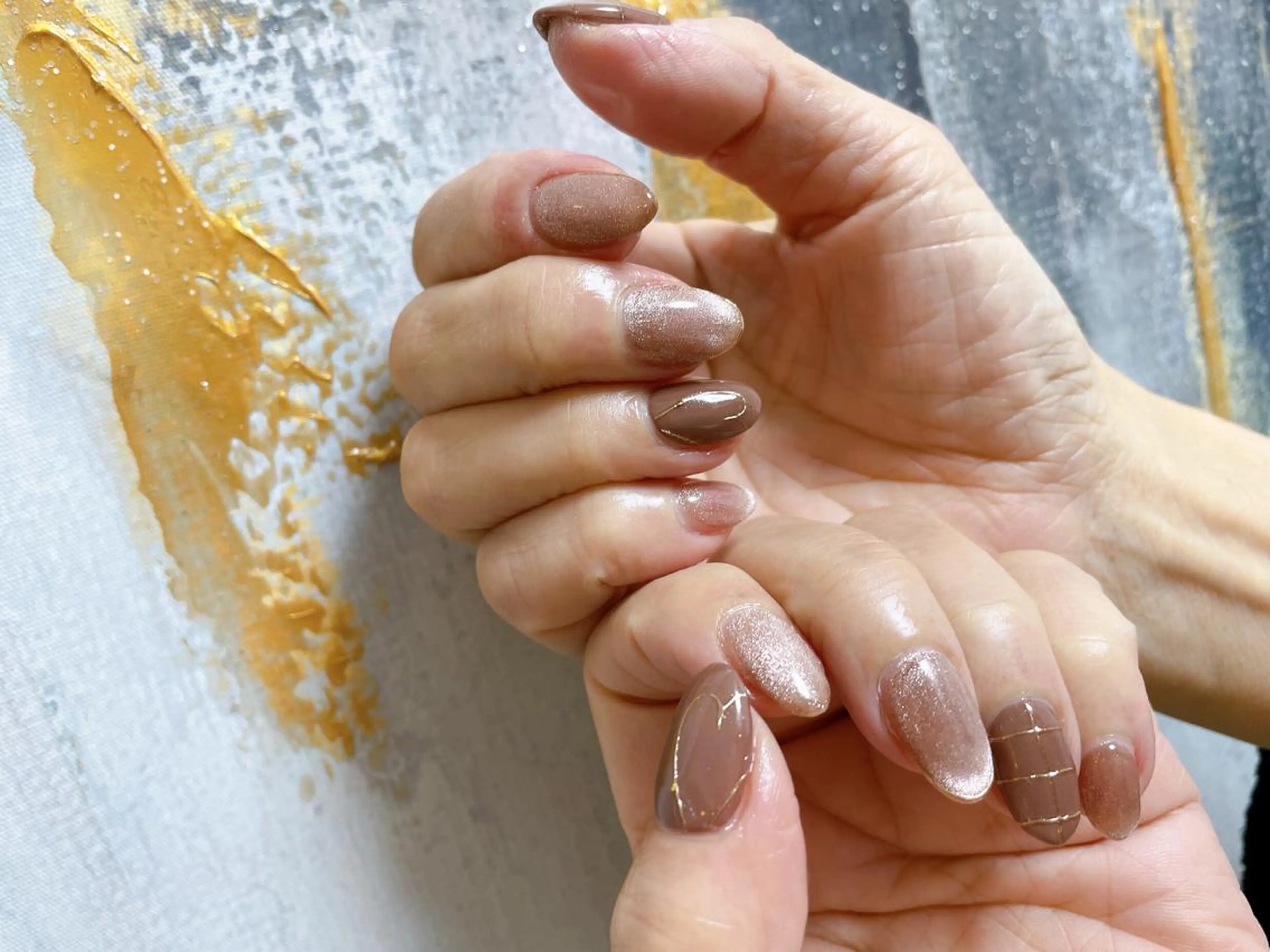 ネイル フットネイル フレンチネイル ジェルネイル ハート 韓国ネイル mogunail &blowのネイルデザイン