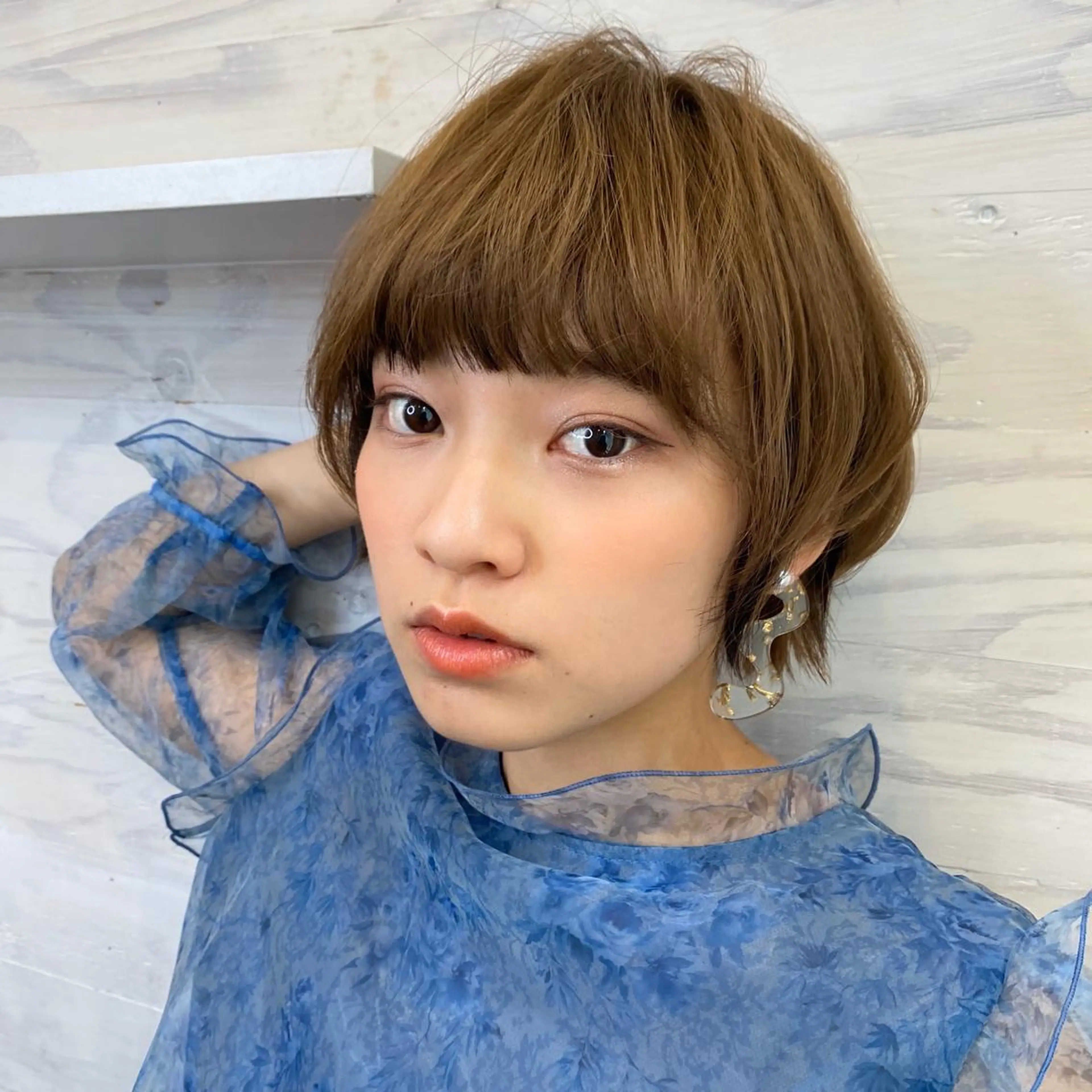 ショート 🪭risa 暖色/レイヤー🪭のヘアスタイル