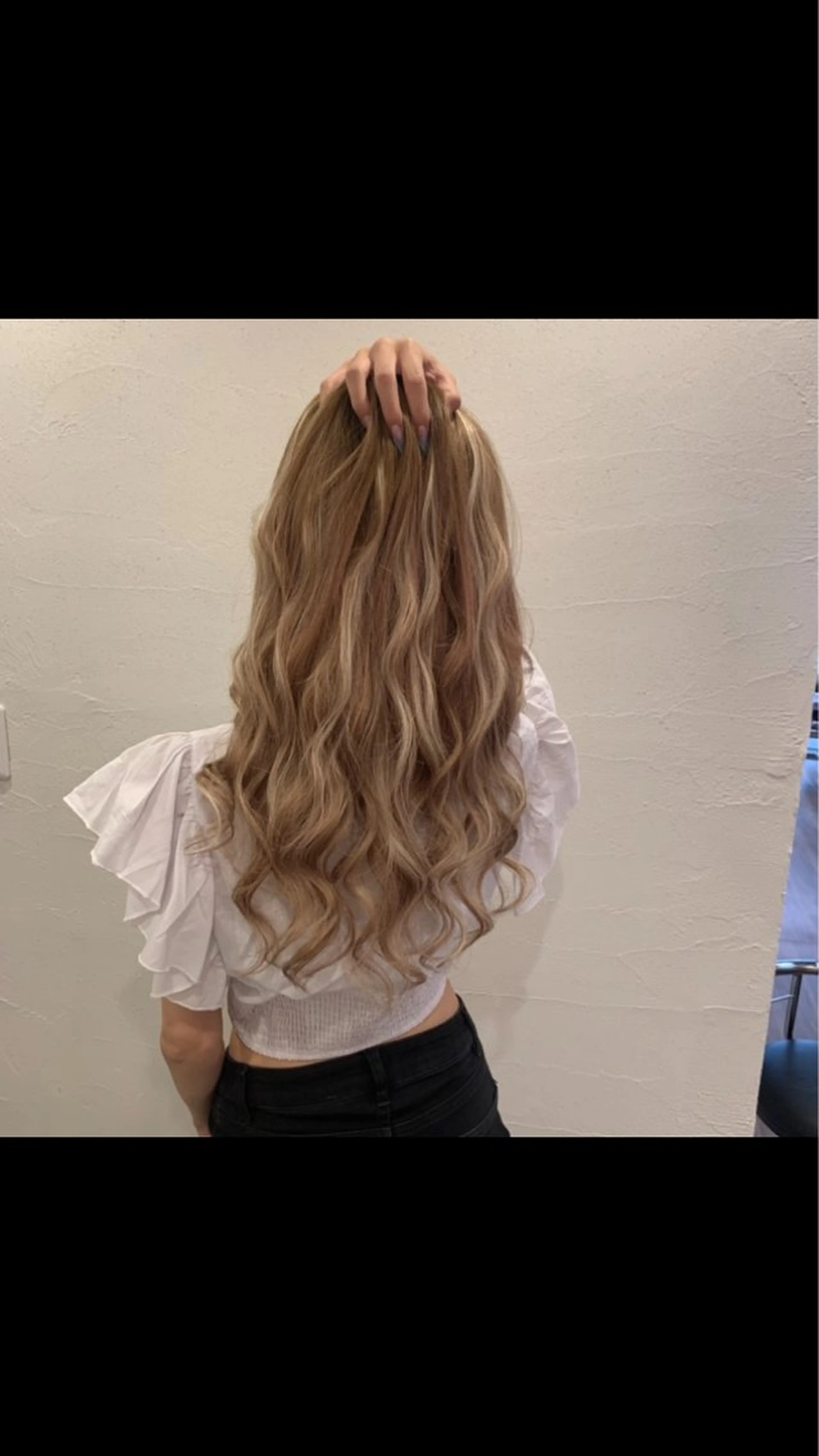 ロング カラー ✨最安値✨エクステ カラー🌼つきな🌼のヘアスタイル