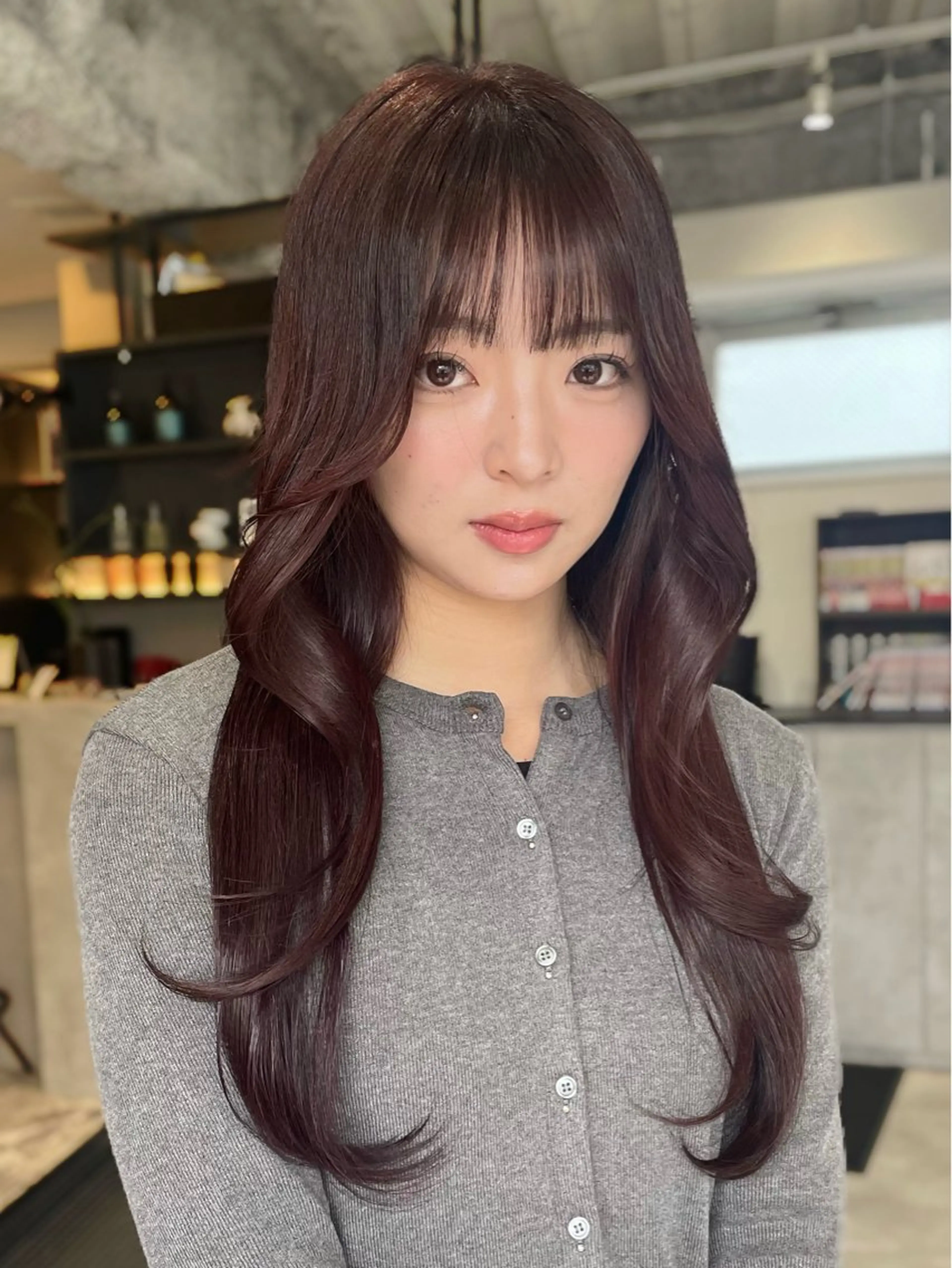 ロング カラー ブラウンカラー ピンクカラー ピンクブラウン ヘアカラー トリートメント 💝ブリーチ ショート/れい💝のヘアスタイル