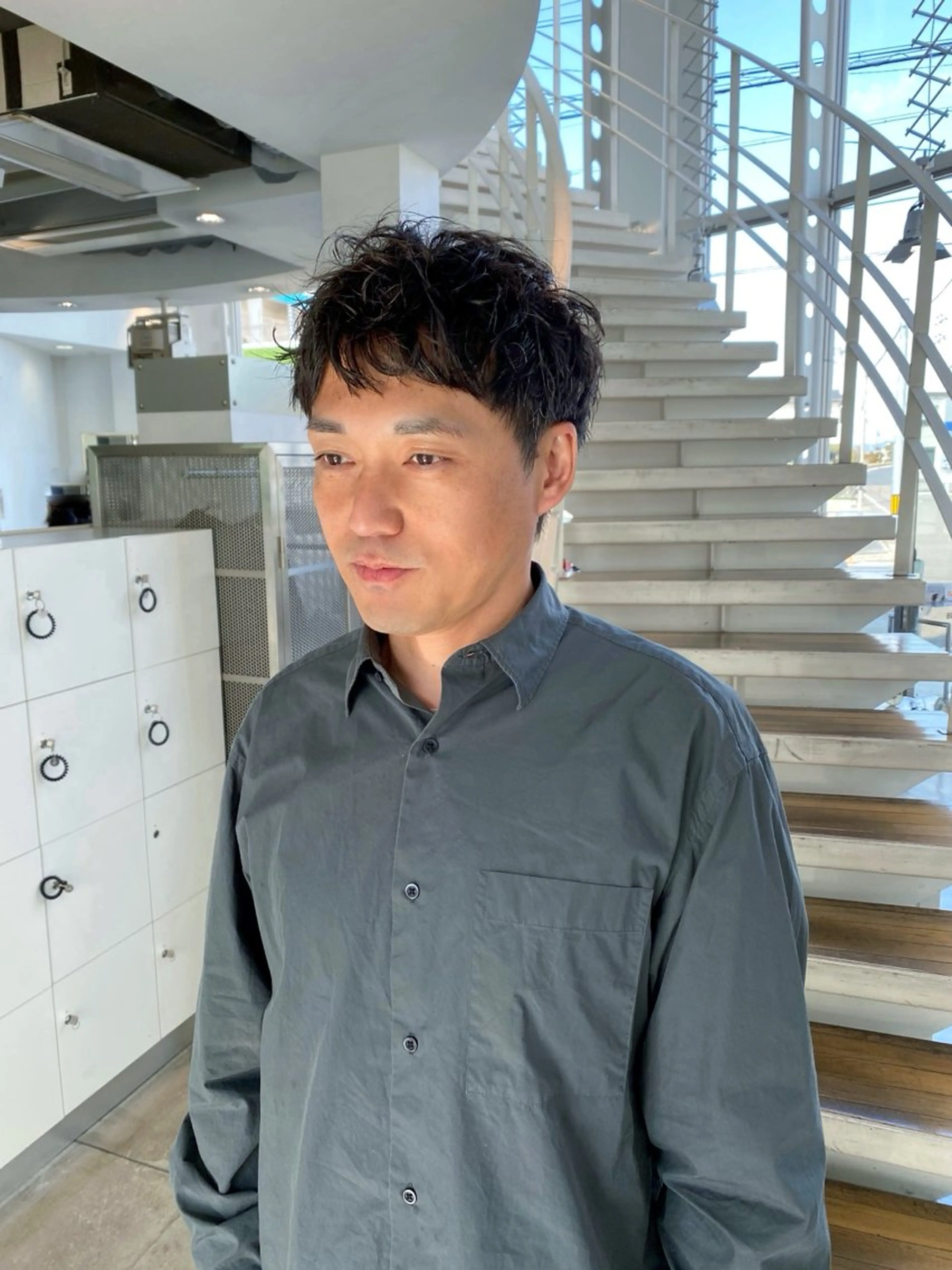 ショート パーマ メンズ topstylist ／ゆーきのヘアスタイル