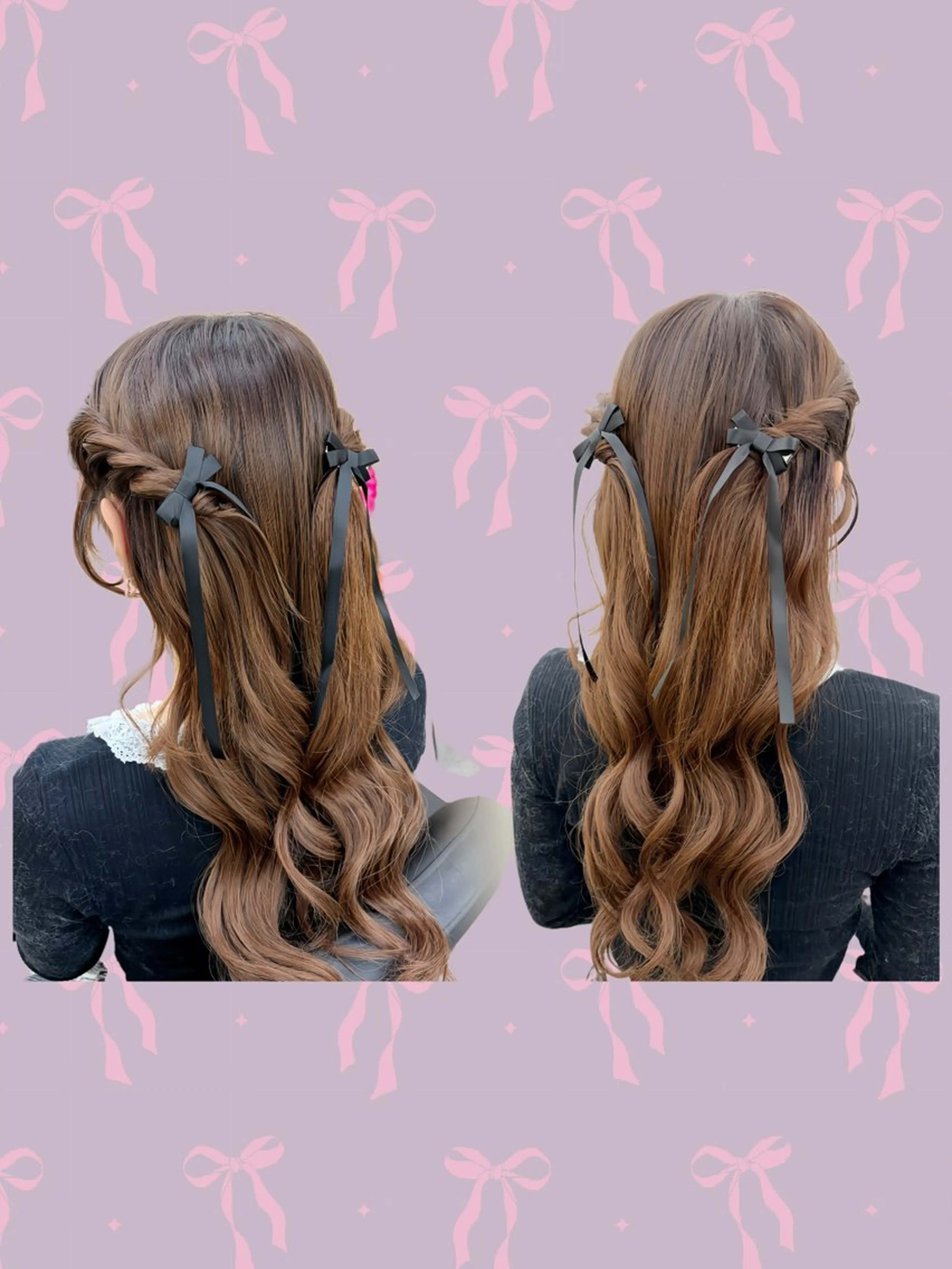 お出かけ前に簡単ヘアセット♡の写真