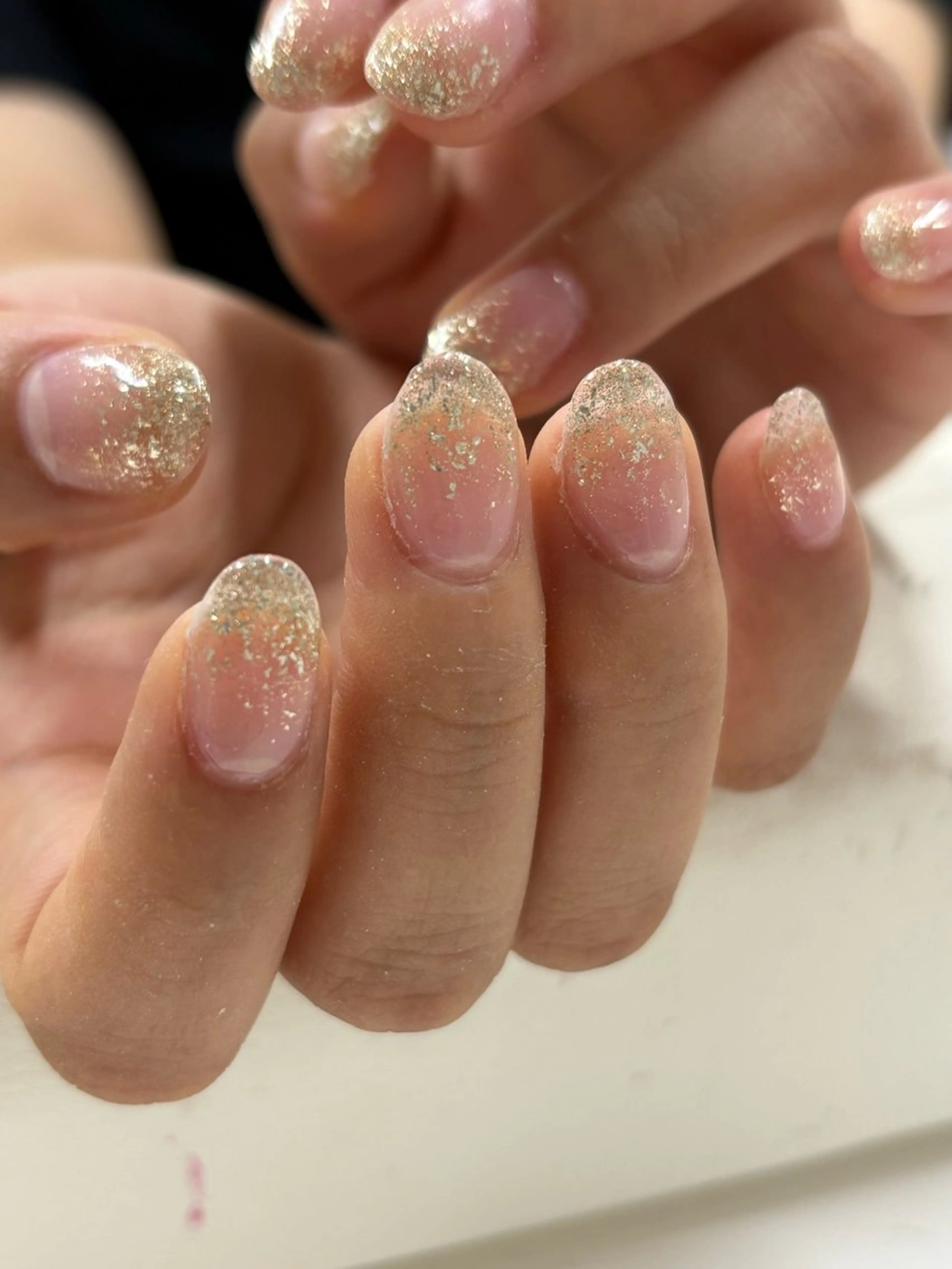 ネイル ラメ(グリッター) ラメグラデーション bs-nail金山/ 佐々木優羽🎀のネイルデザイン
