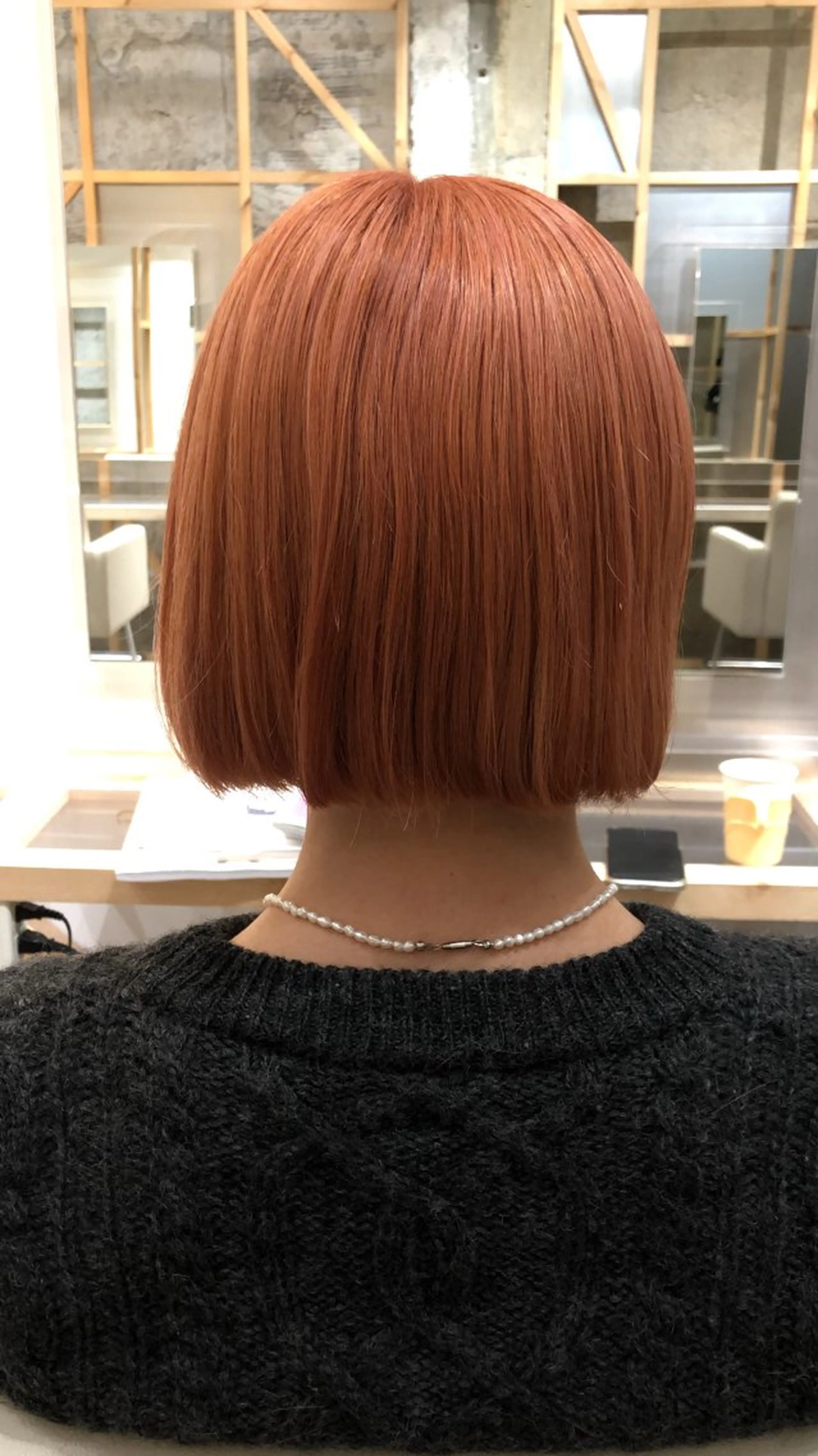 ショート カラー ボブ 伊藤 由季のヘアスタイル