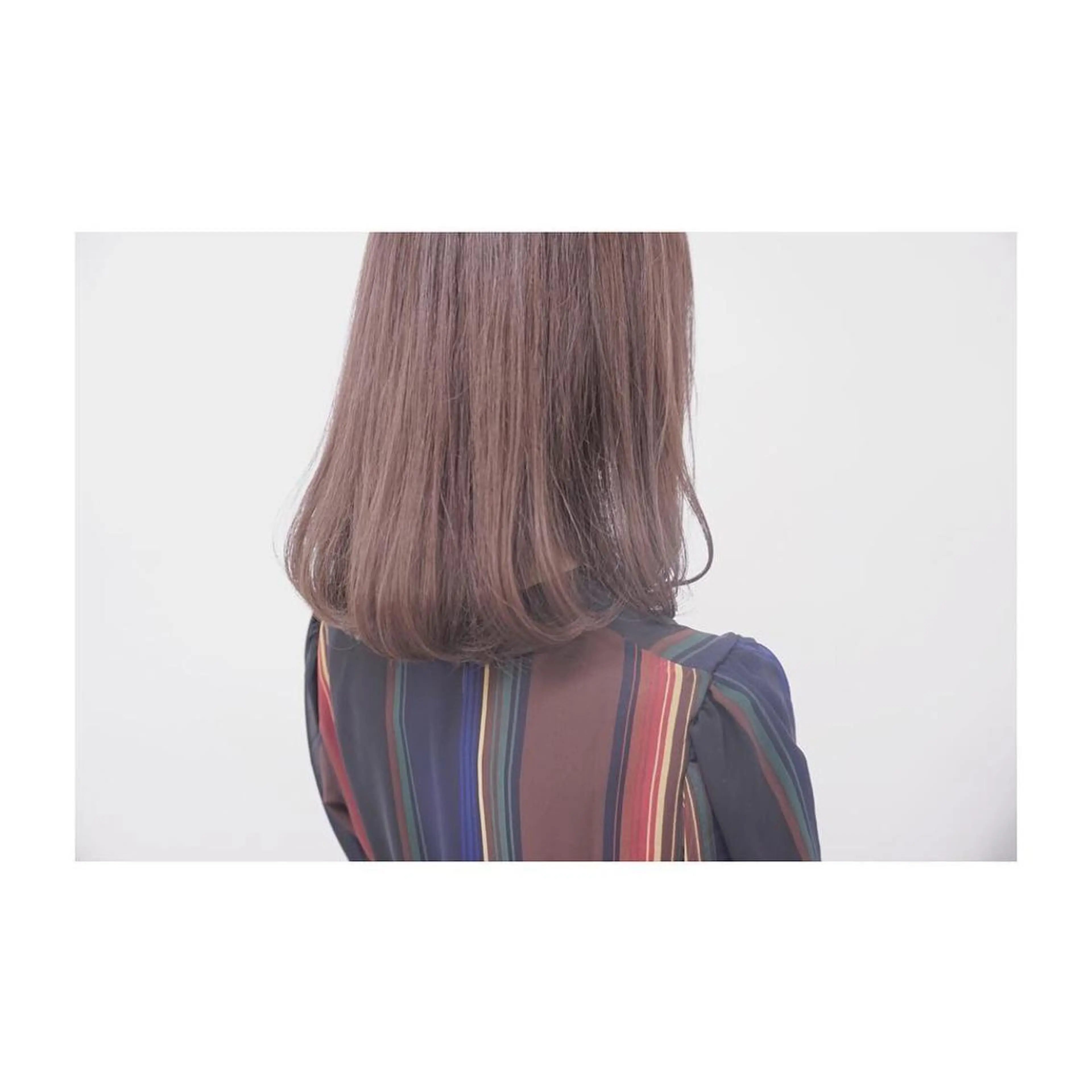 ミディアム カラー ベージュカラー ブラウンカラー ブラウンベージュ 透明感カラー イルミナカラー 長井 徹行のヘアスタイル