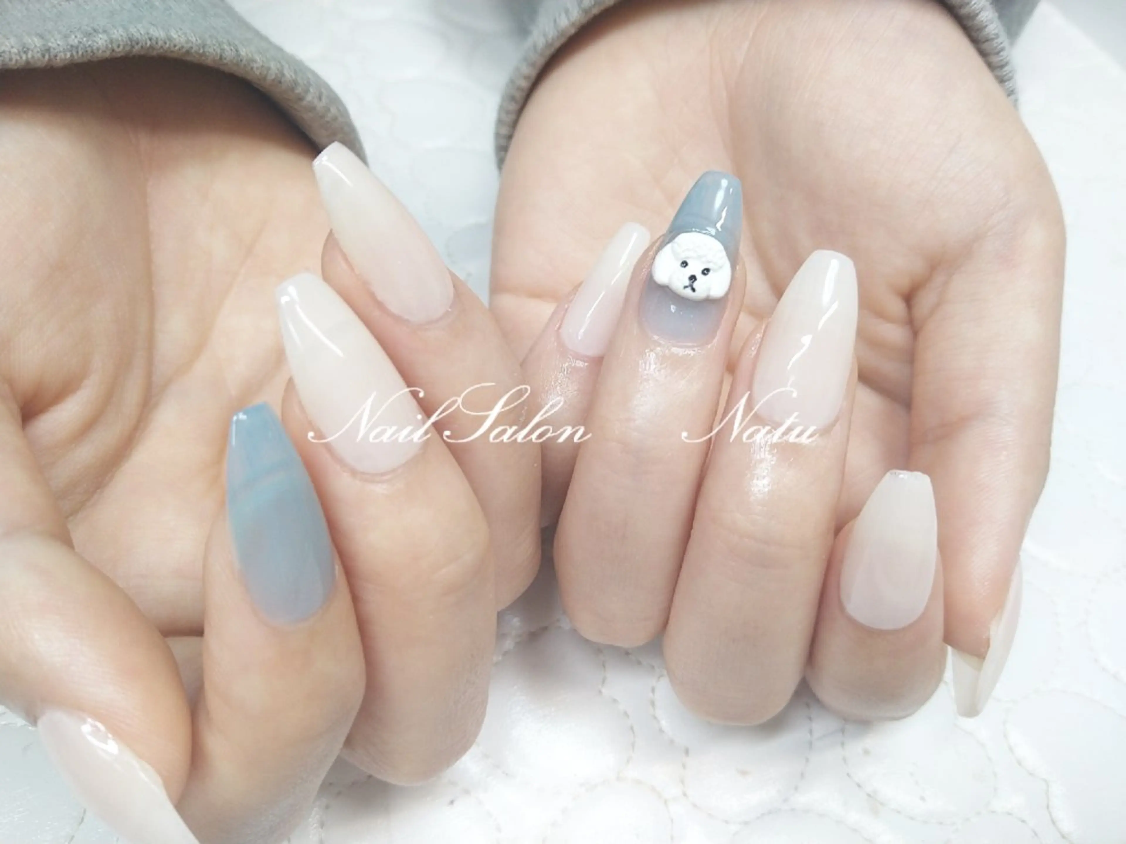 ネイル 長さ出し nailsalon　 Natuのネイルデザイン