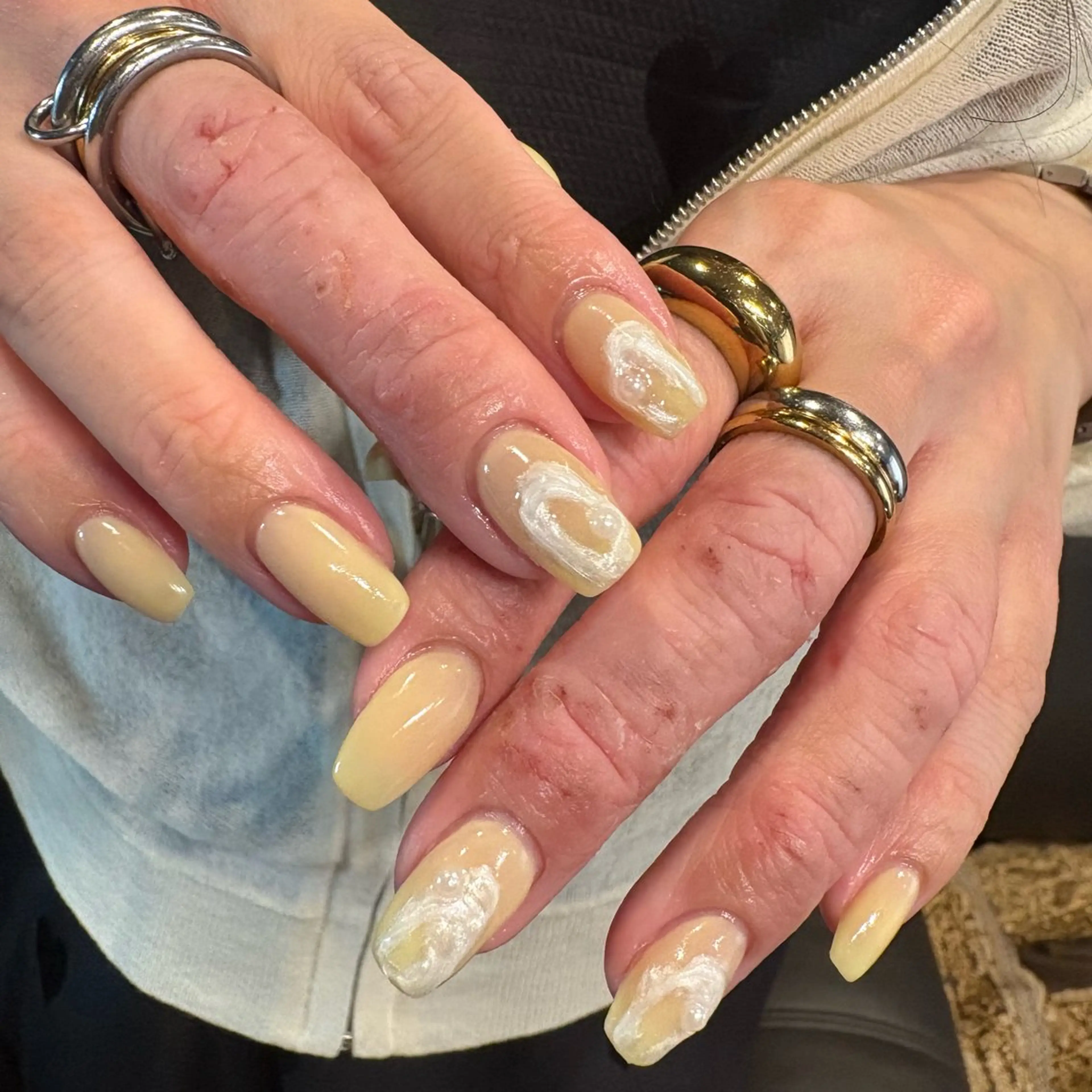 ネイル ハンドネイル Ayu 🪐NEWWORLDのネイルデザイン