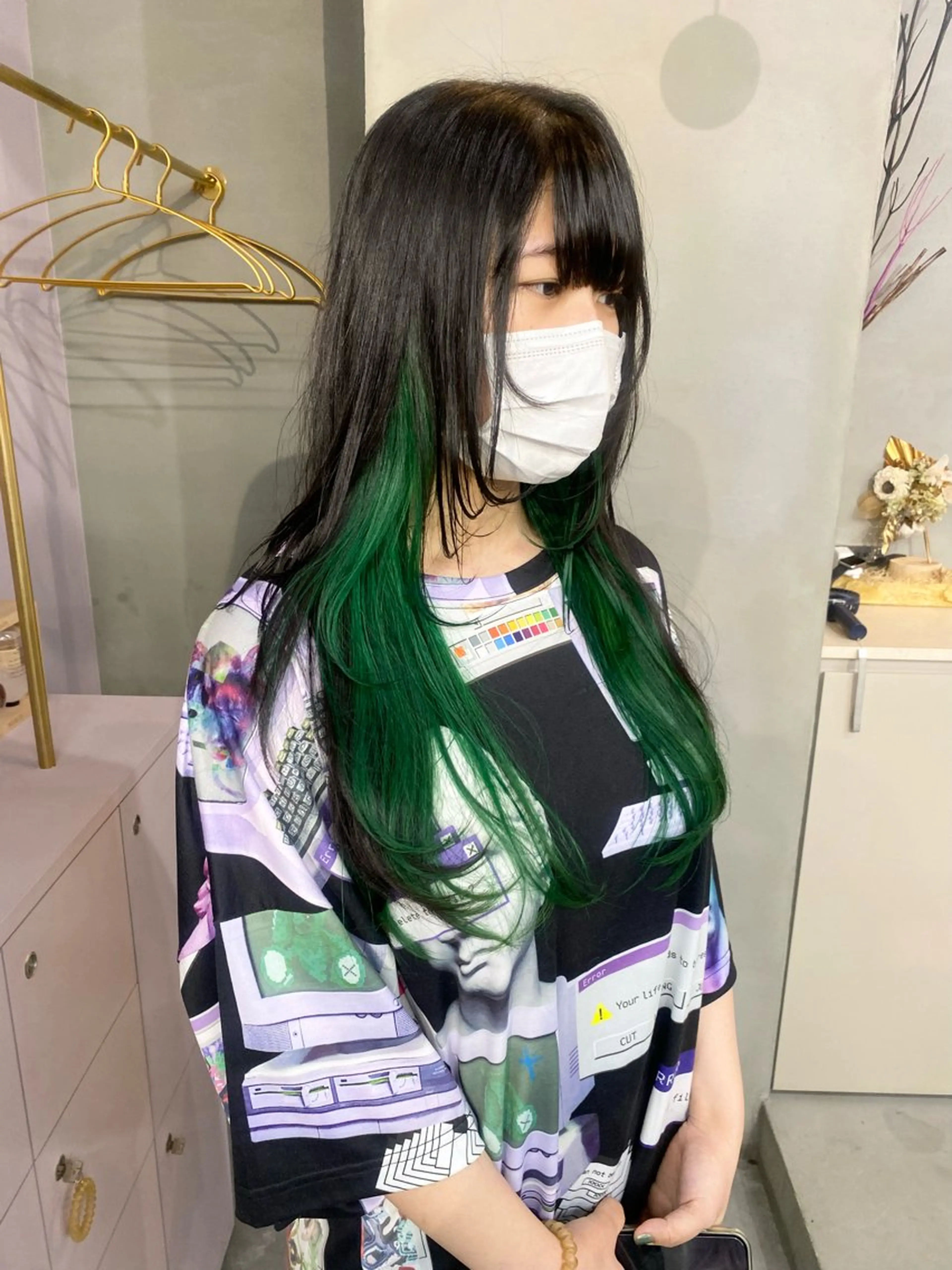 ロング カラー ヘアカラー 前橋 姫奈のヘアスタイル