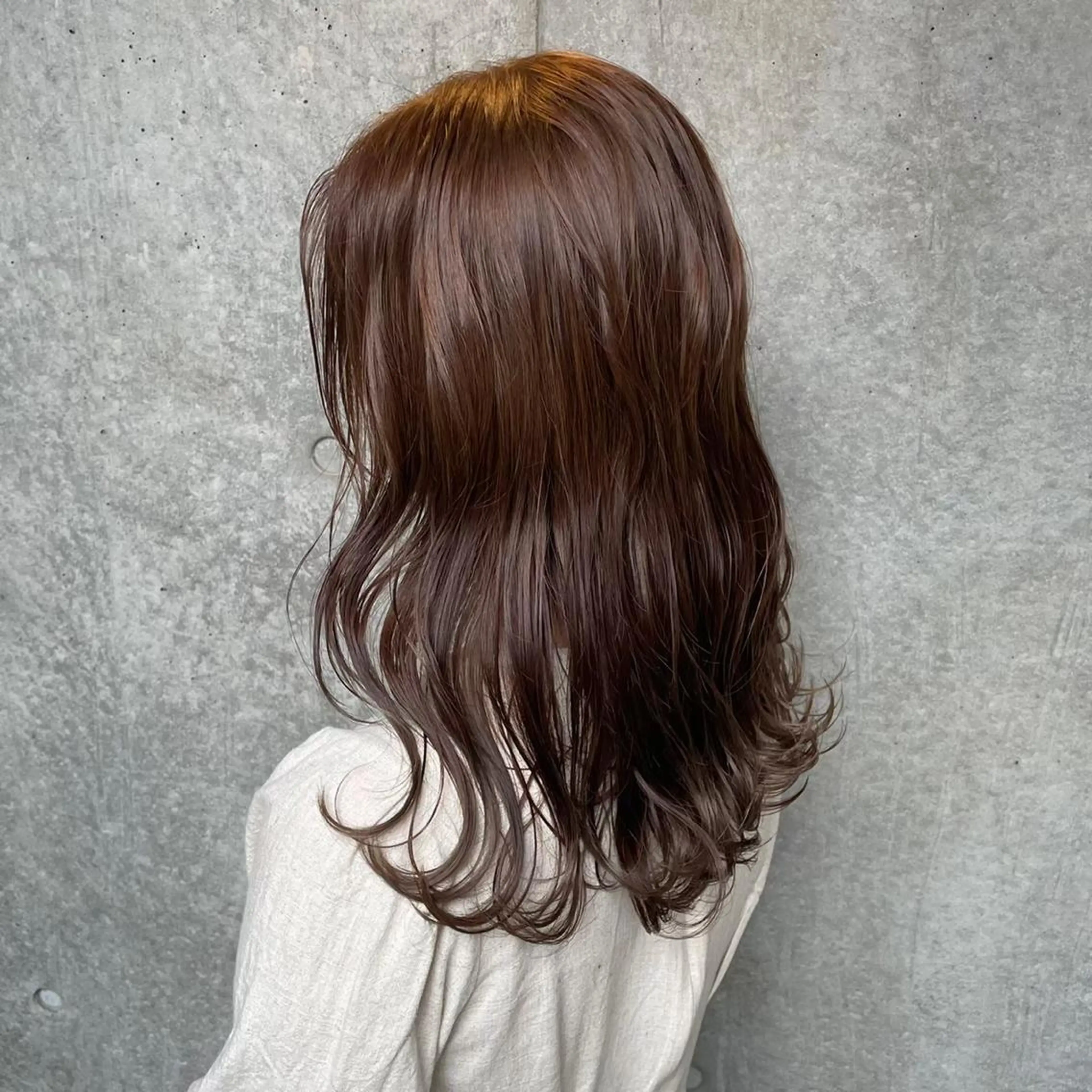 ロング 土田かほ/本日🈳 透明感カラー🍃のヘアスタイル