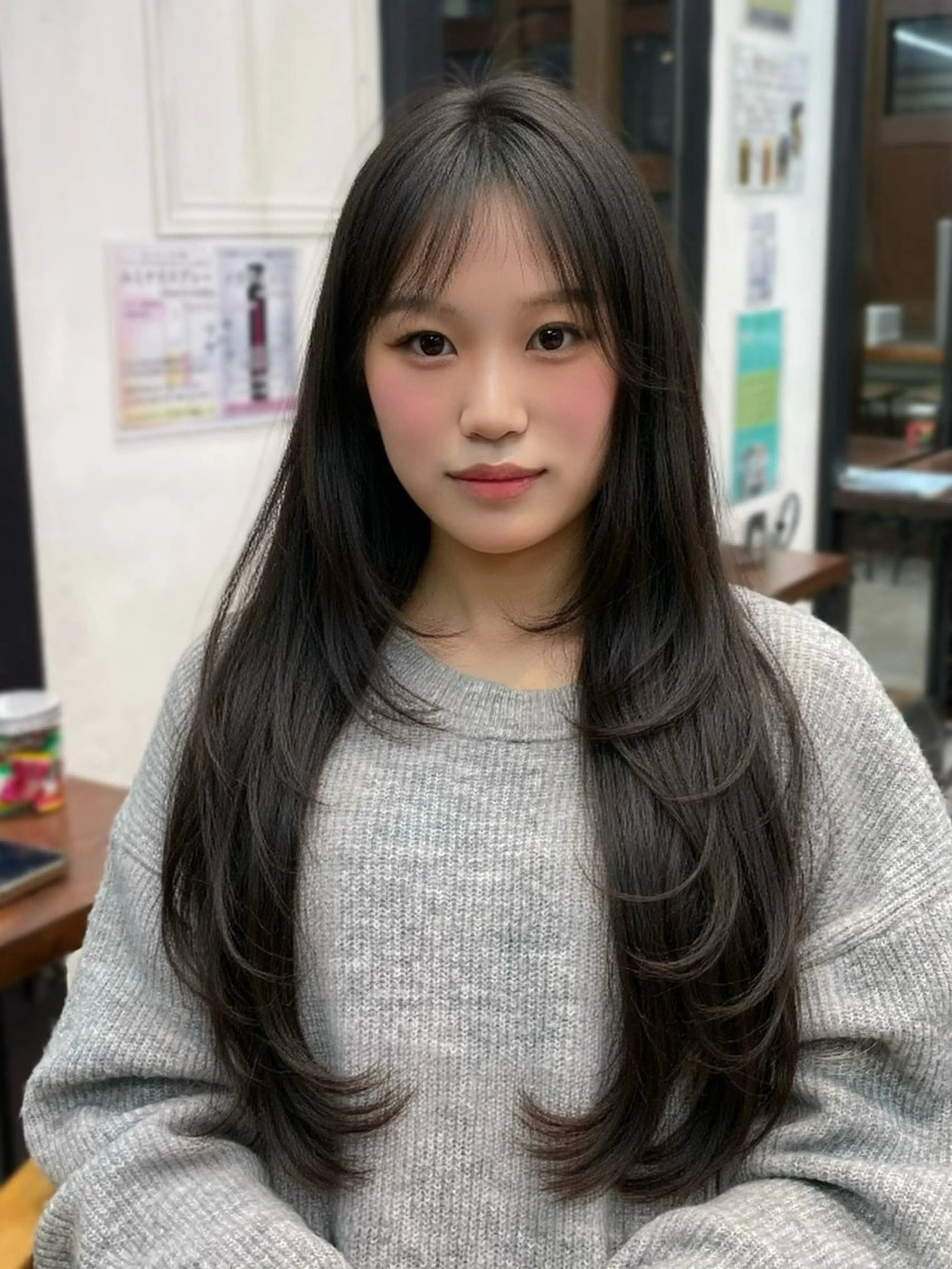 ミディアム カット トリートメント ヘッドスパ 似合わせカット特化⌇ カラー⌇妃菜🎀のヘアスタイル