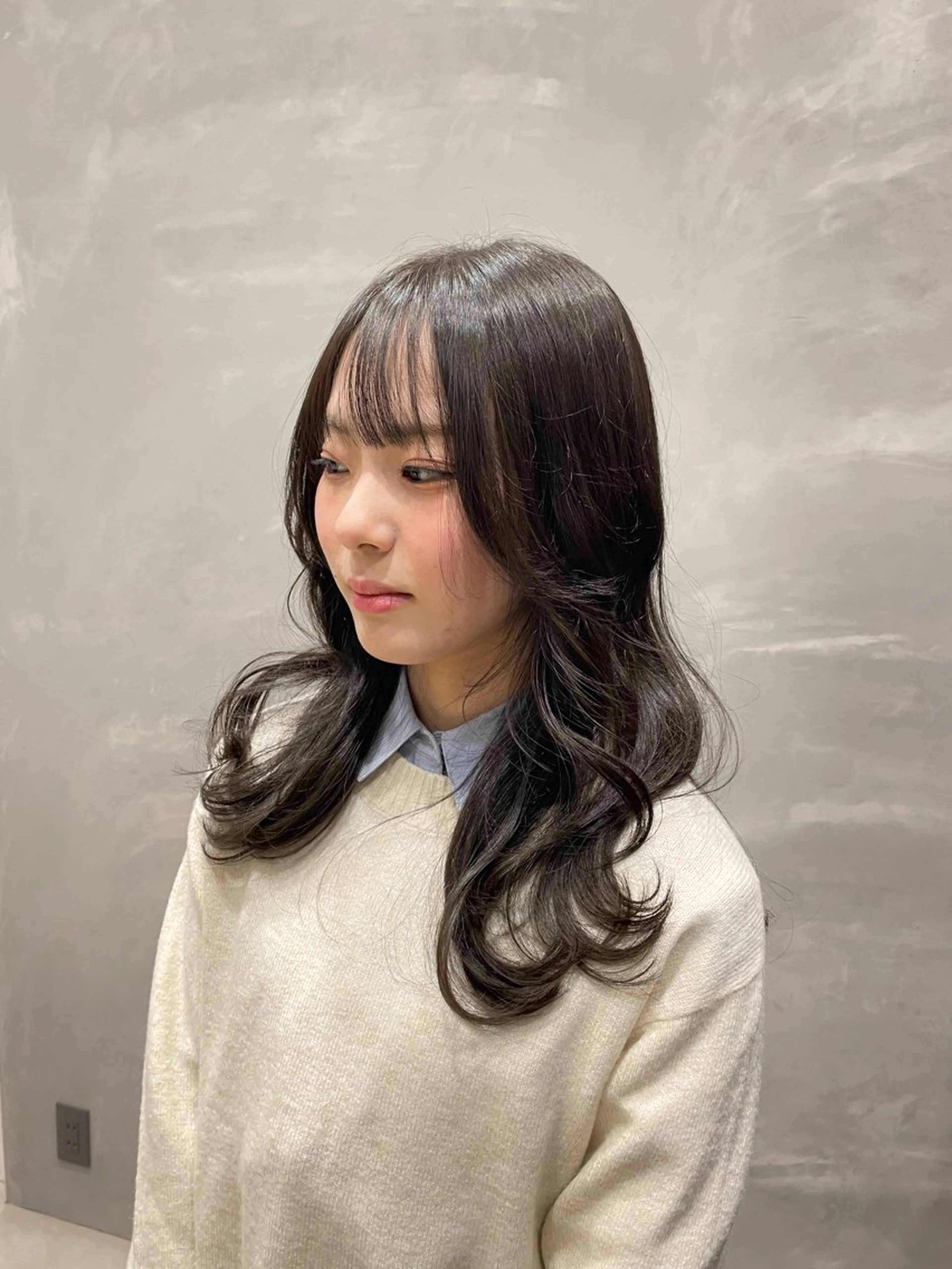 ロング カラー 透明感カラー カット ヘアカラー トリートメント 🔆N°大分🔆 ﾜﾀﾅﾍﾞｱｵｲのヘアスタイル