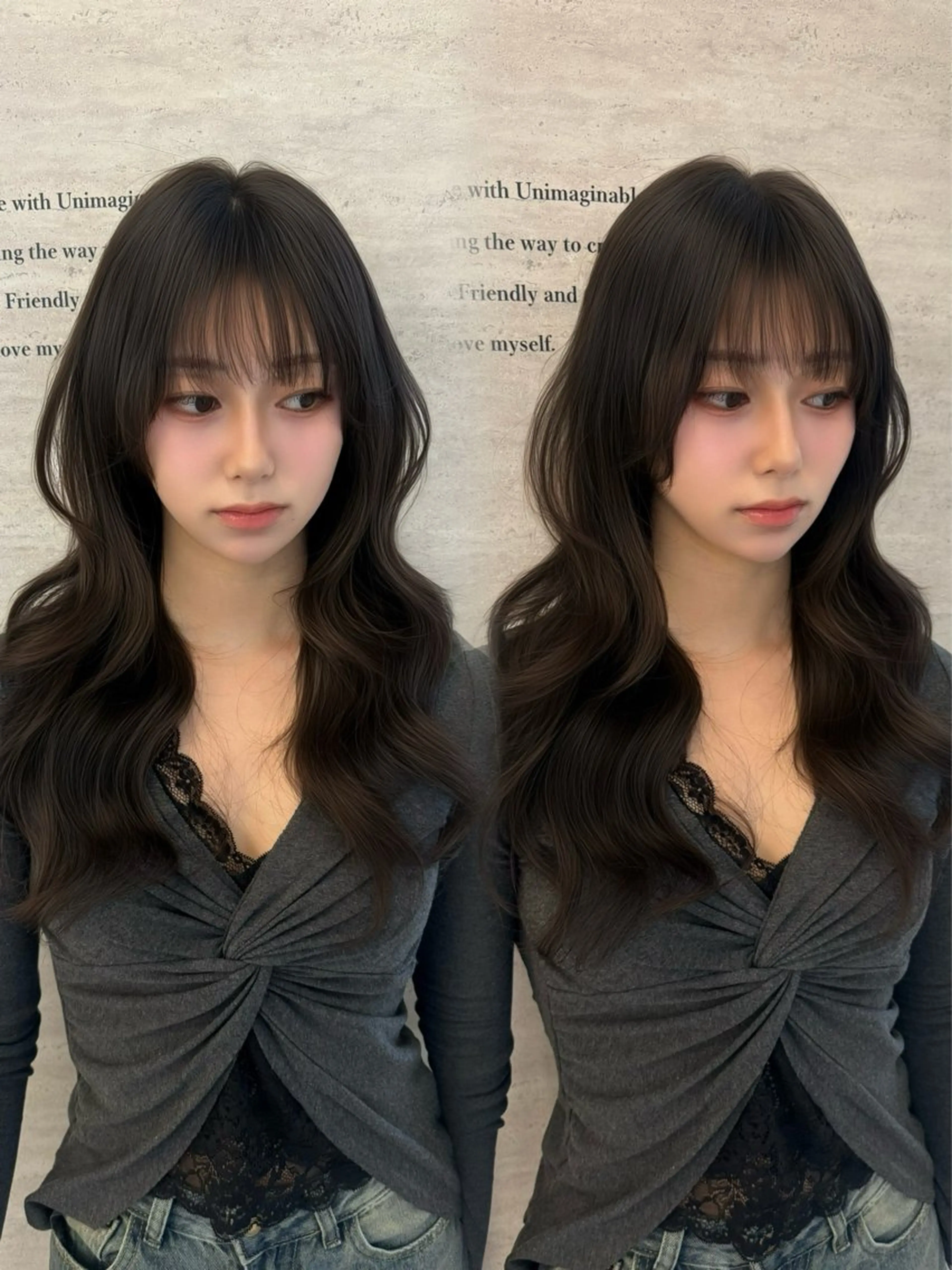 パーマ 本場韓国ヘア特化 아이비/Aibiのヘアスタイル