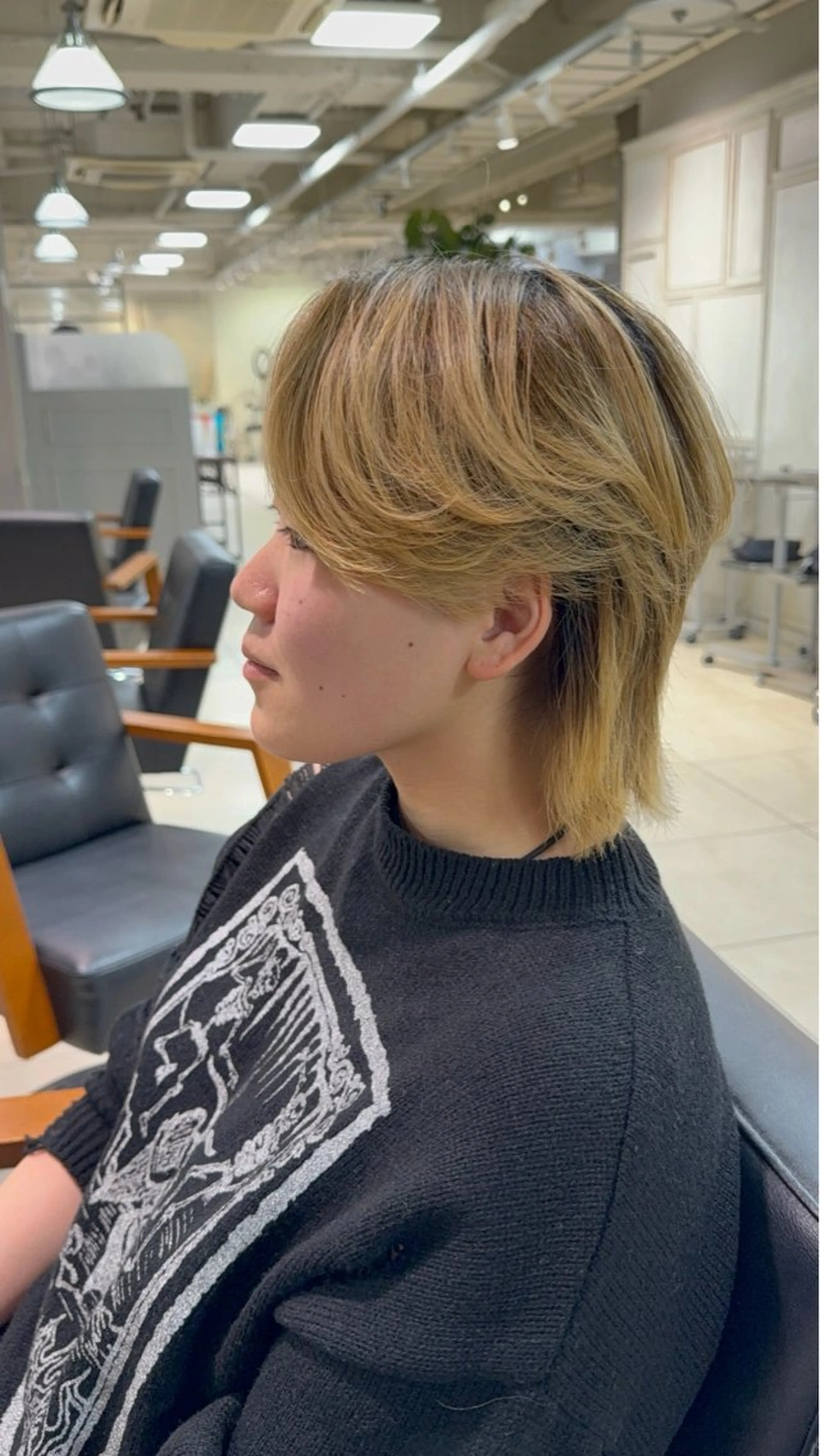 メンズ センターパート メンズ韓国風 メンズウルフカット ウルフカット NEXTzer0 メンズカット/パーマのヘアスタイル