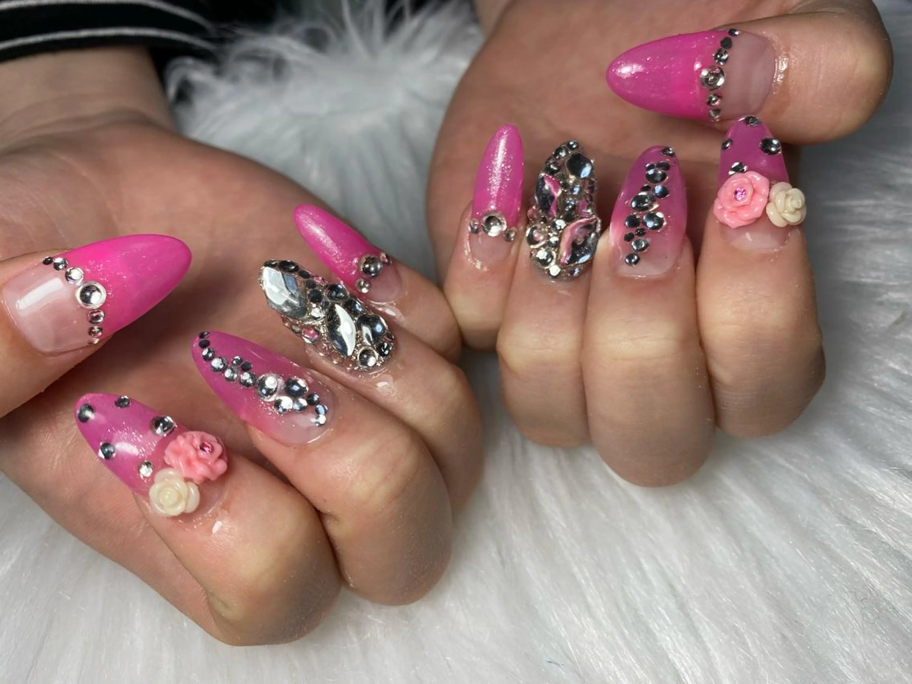 ネイル ハンドネイル Mana‪ ‪·͜· ❤︎‬のネイルデザイン