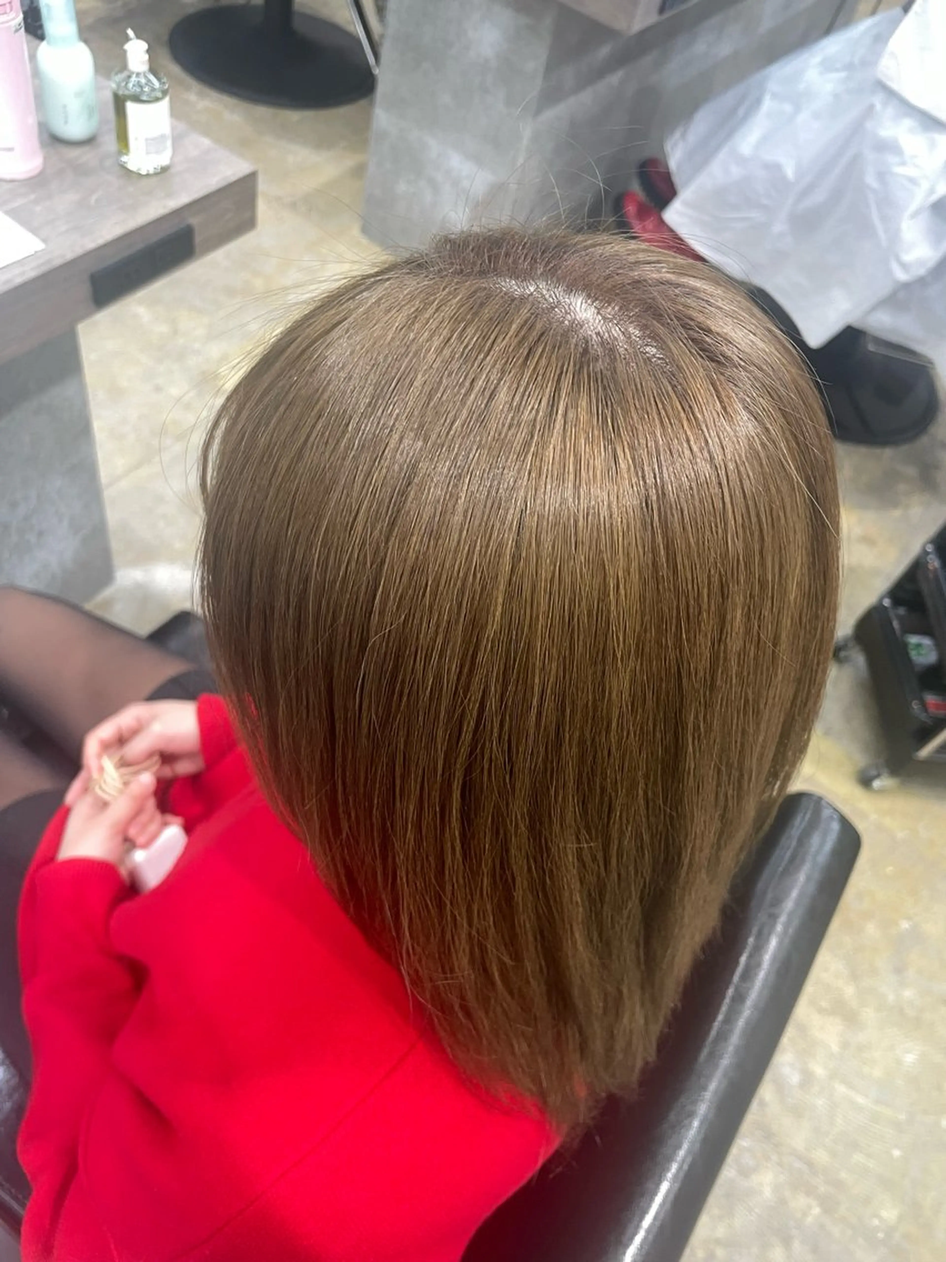 セミロング カラー ヘアカラー ブレンバイドット所属・ニュアンスカラー/ 🫧レミ(坊主)のヘアスタイル