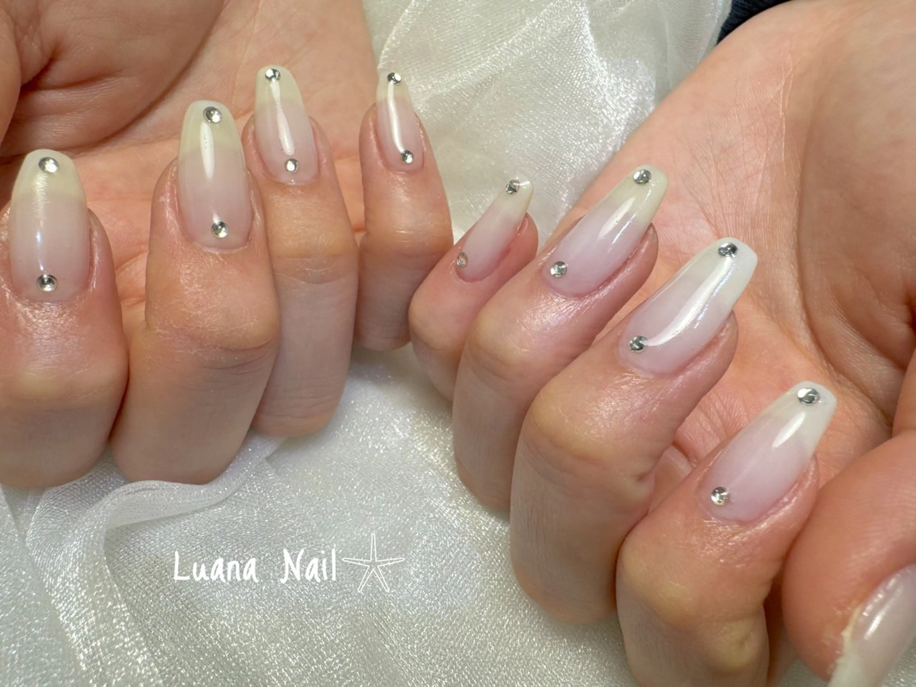 ネイル ストーンネイル Nail Salon Subaruのネイルデザイン